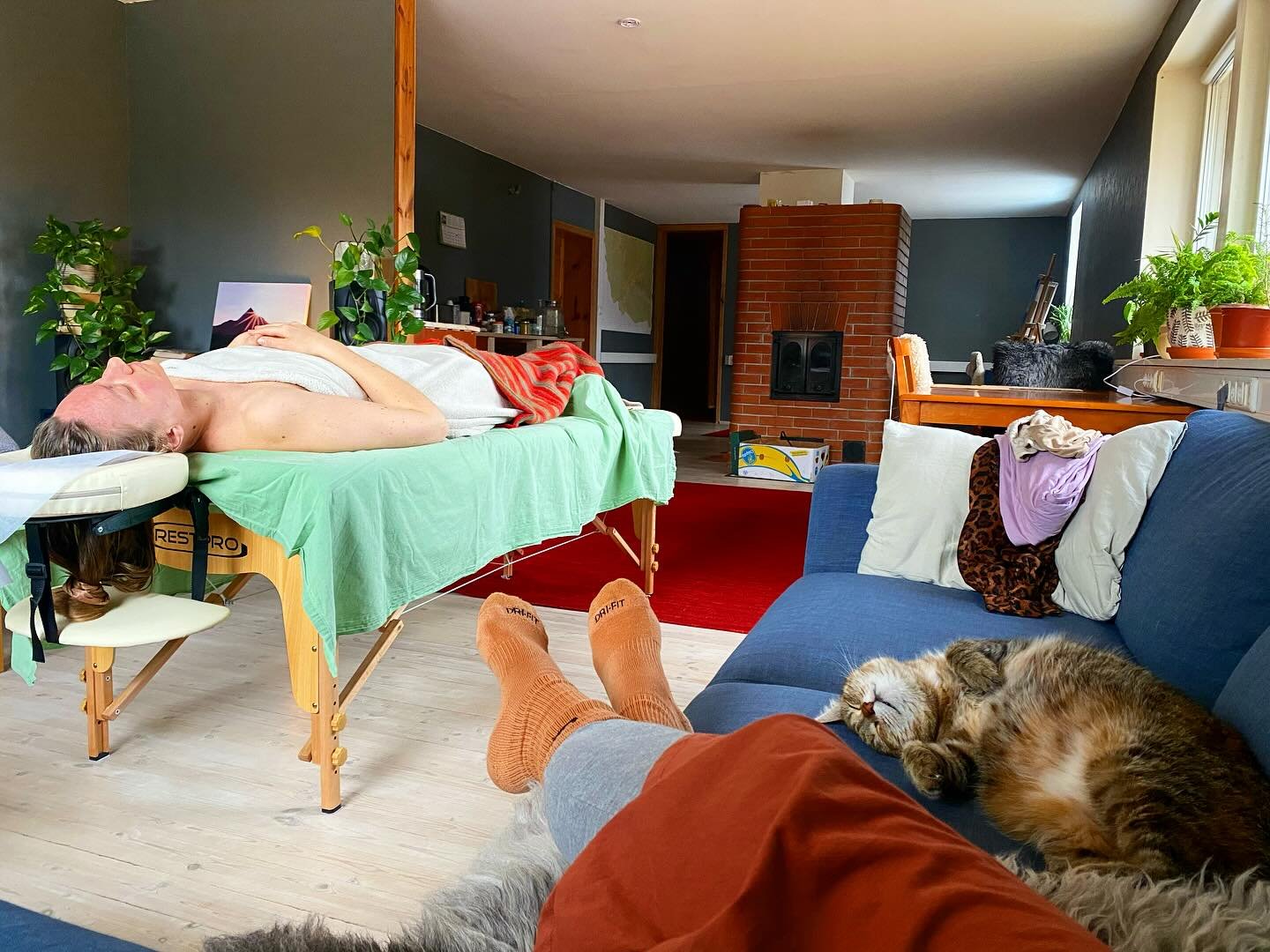 Release comes with different expressions in bodywork.

The most obvious ones that come to mind are probably shaking and tremors, crying, screaming and strong involuntary movements of the body 🪶

But there are also more subtle ways the body lets go:
