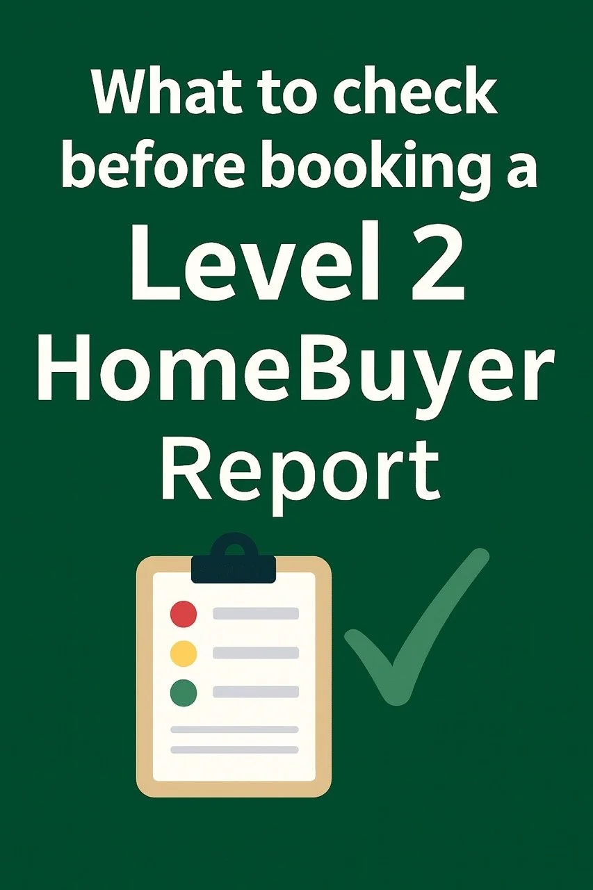 What to Check Before Booking a Level 2 Survey
