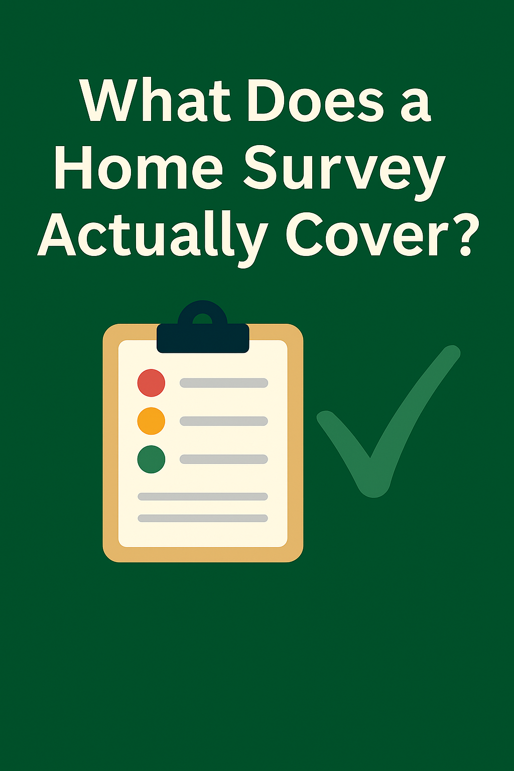 What Does a Home Survey Actually Cover?