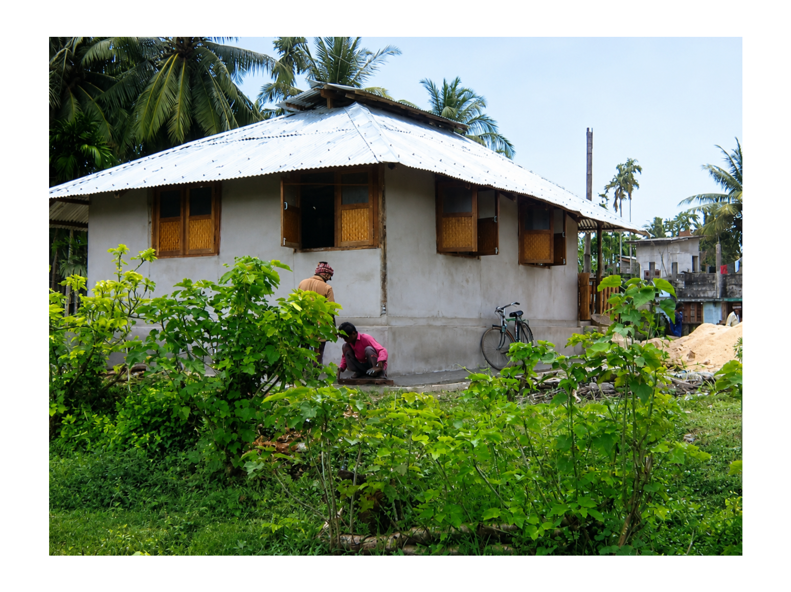 Prototype Bamboo Houses for Tsunami Survivors in Andaman Island - 1