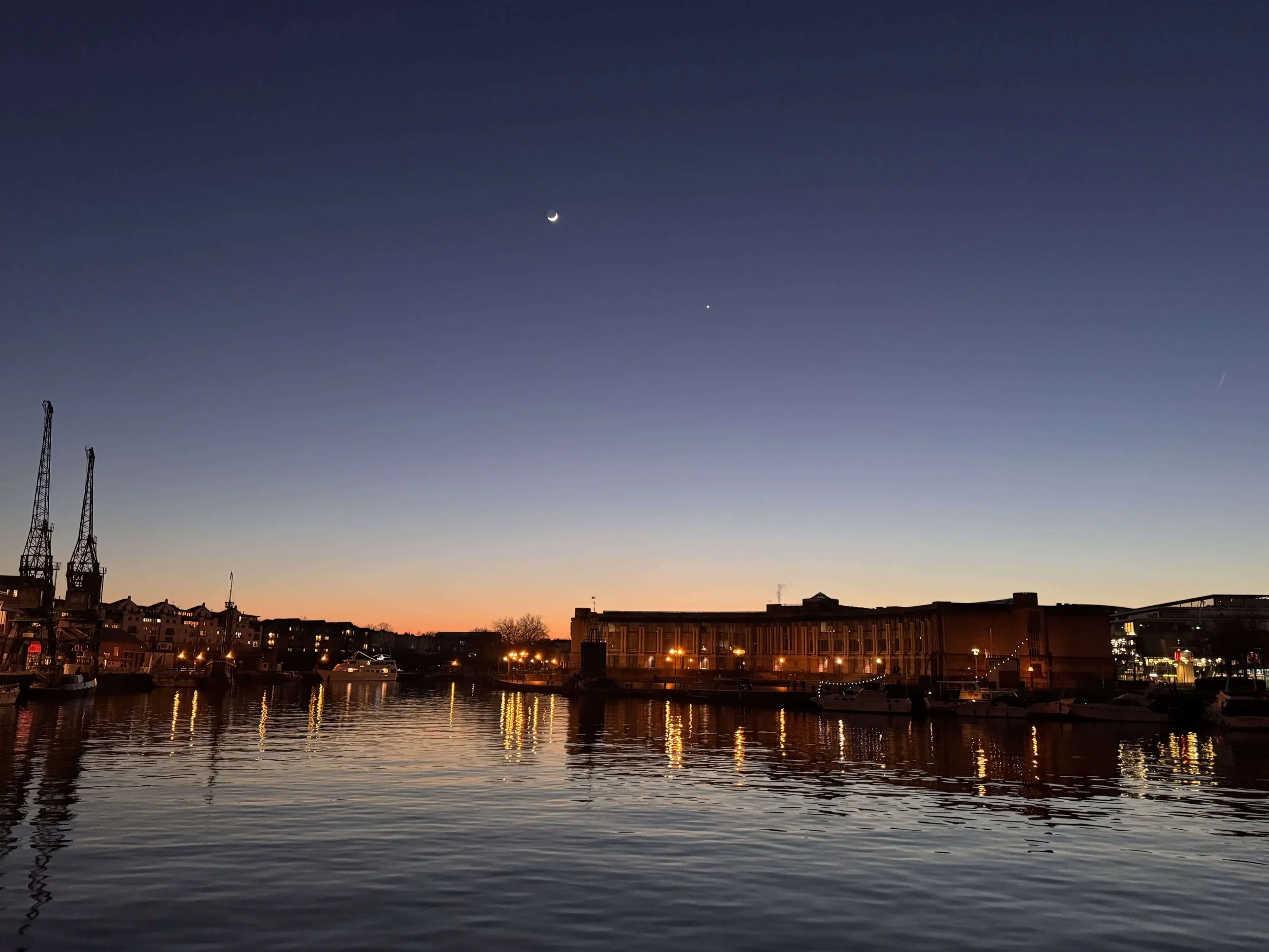 Bristol Floating Harbour at sunset, Bristol, UK © Ian Clark Photography