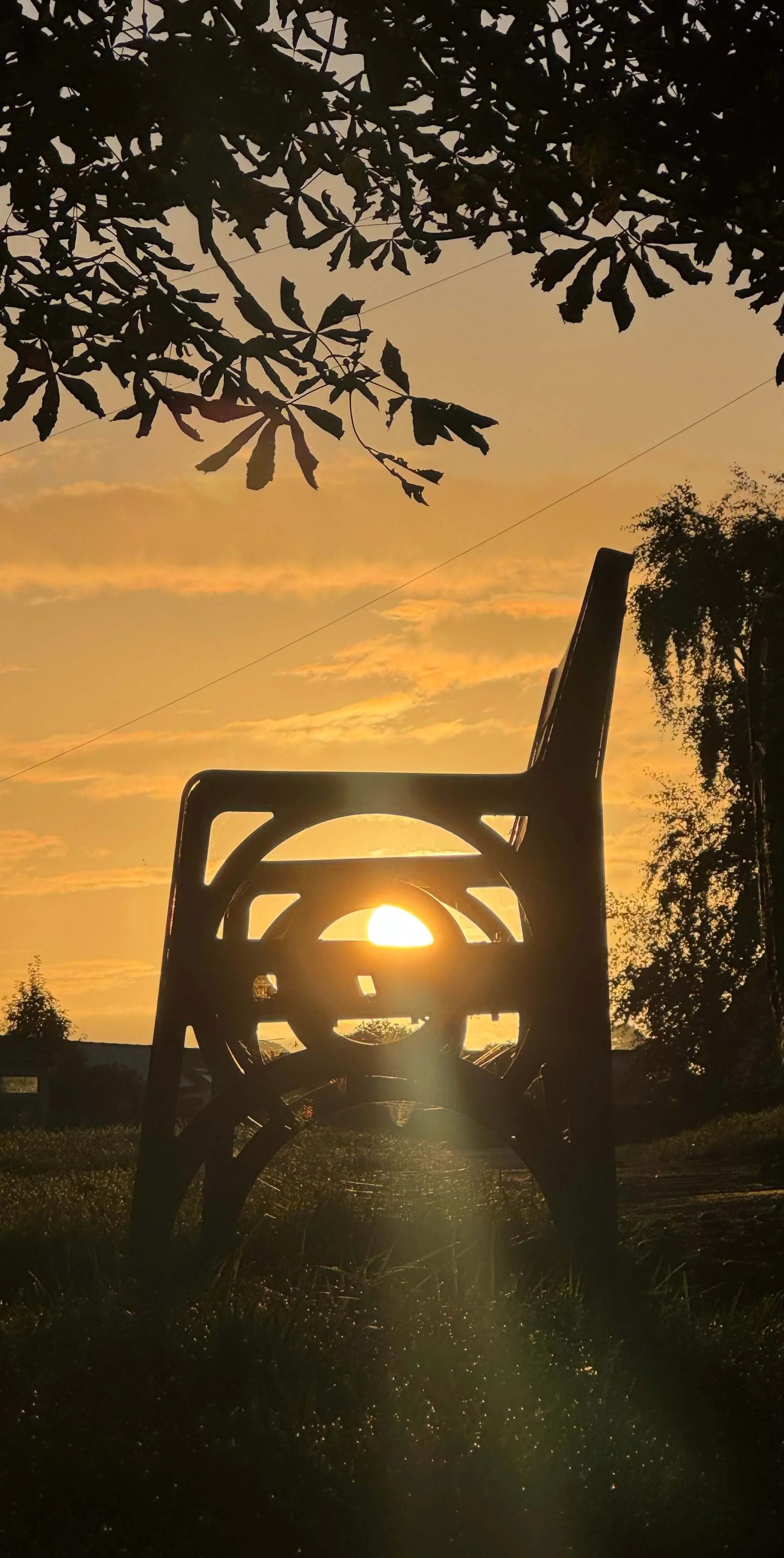 Sunrise, park bench © Ian Clark Photography