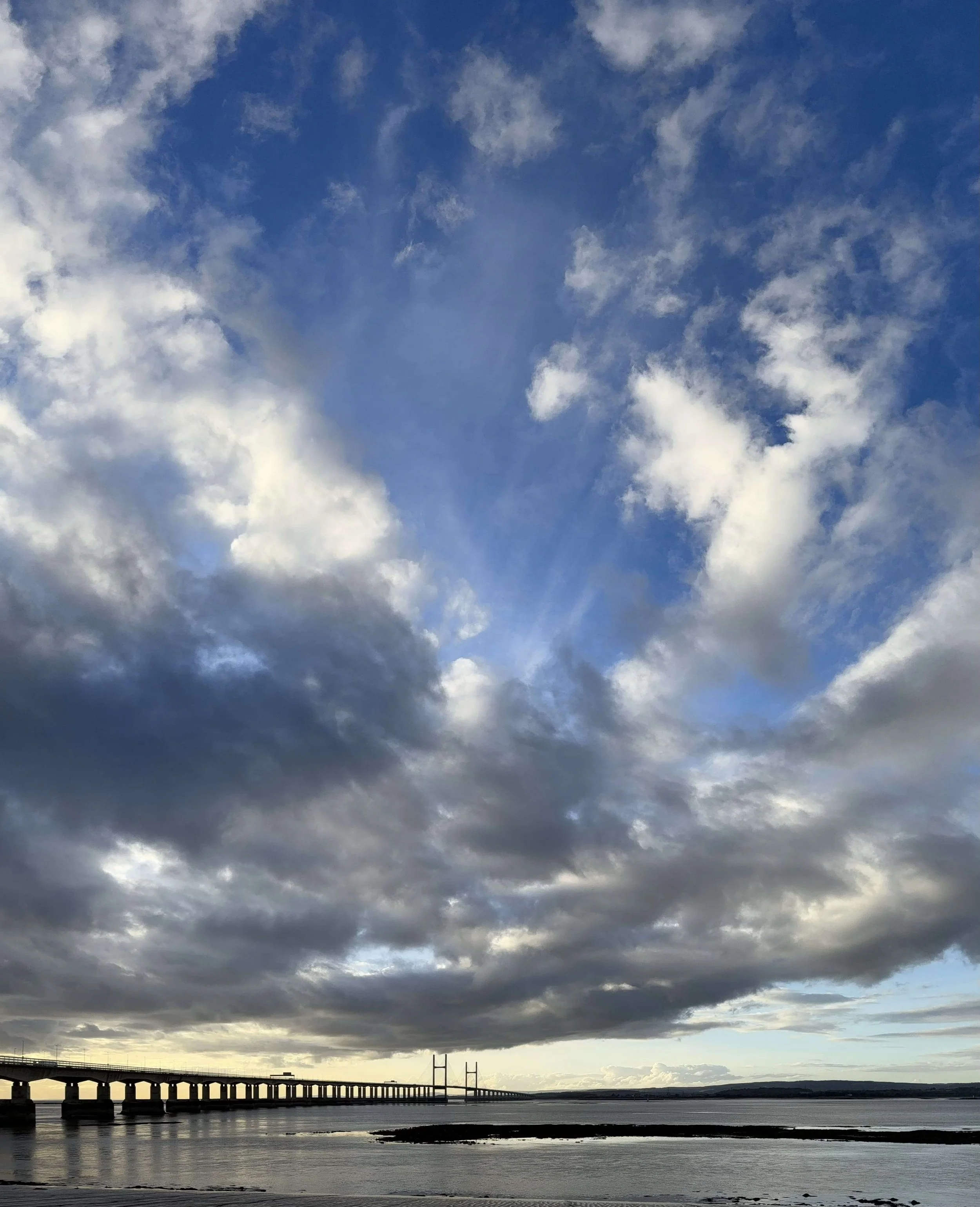 Severn Bridge crossing, UK - cloudy skies © Ian Clark Photography