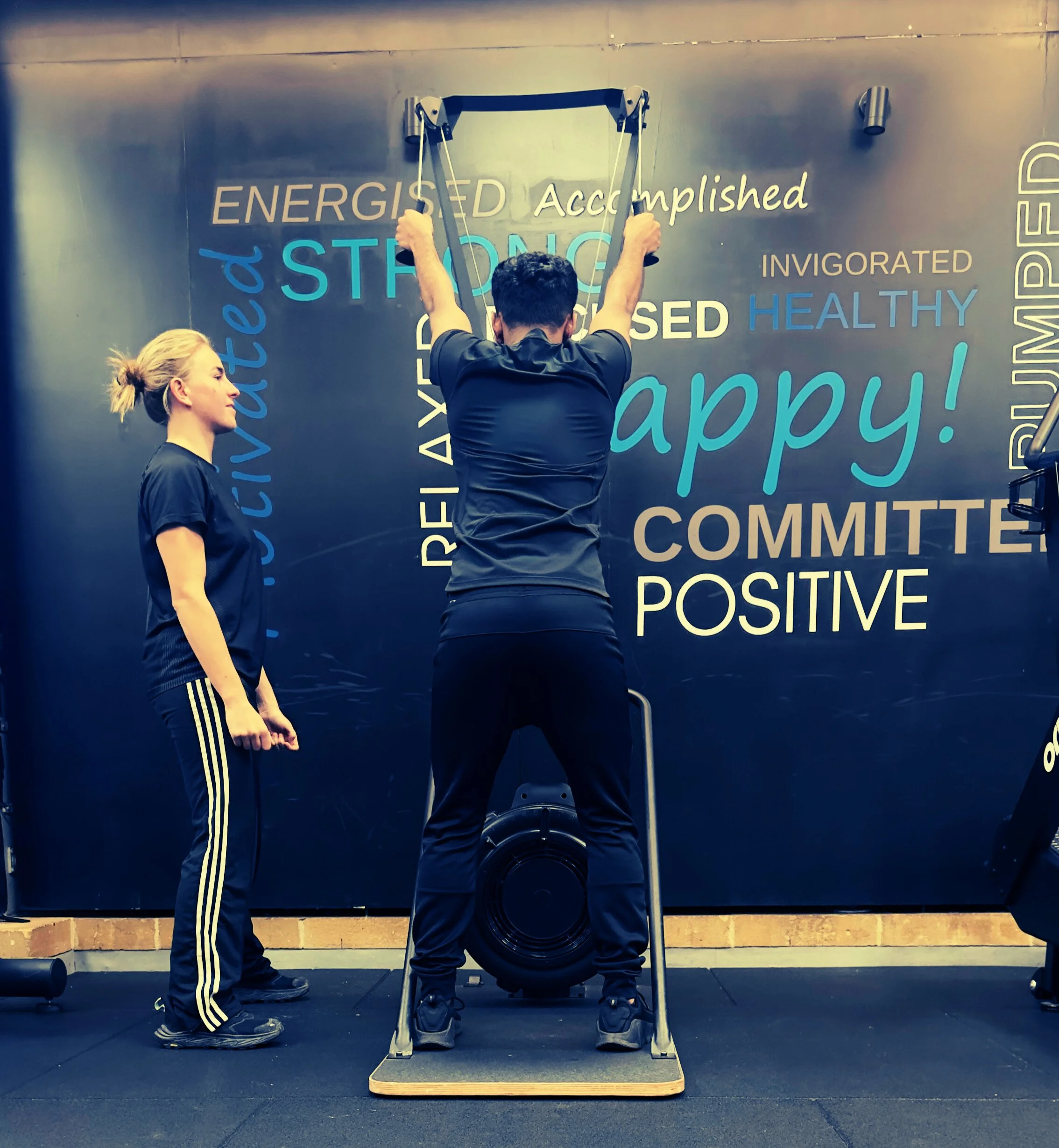 Scenic landscape with a large body of turquoise water, green hills, and rugged mountains under a cloudy sky.