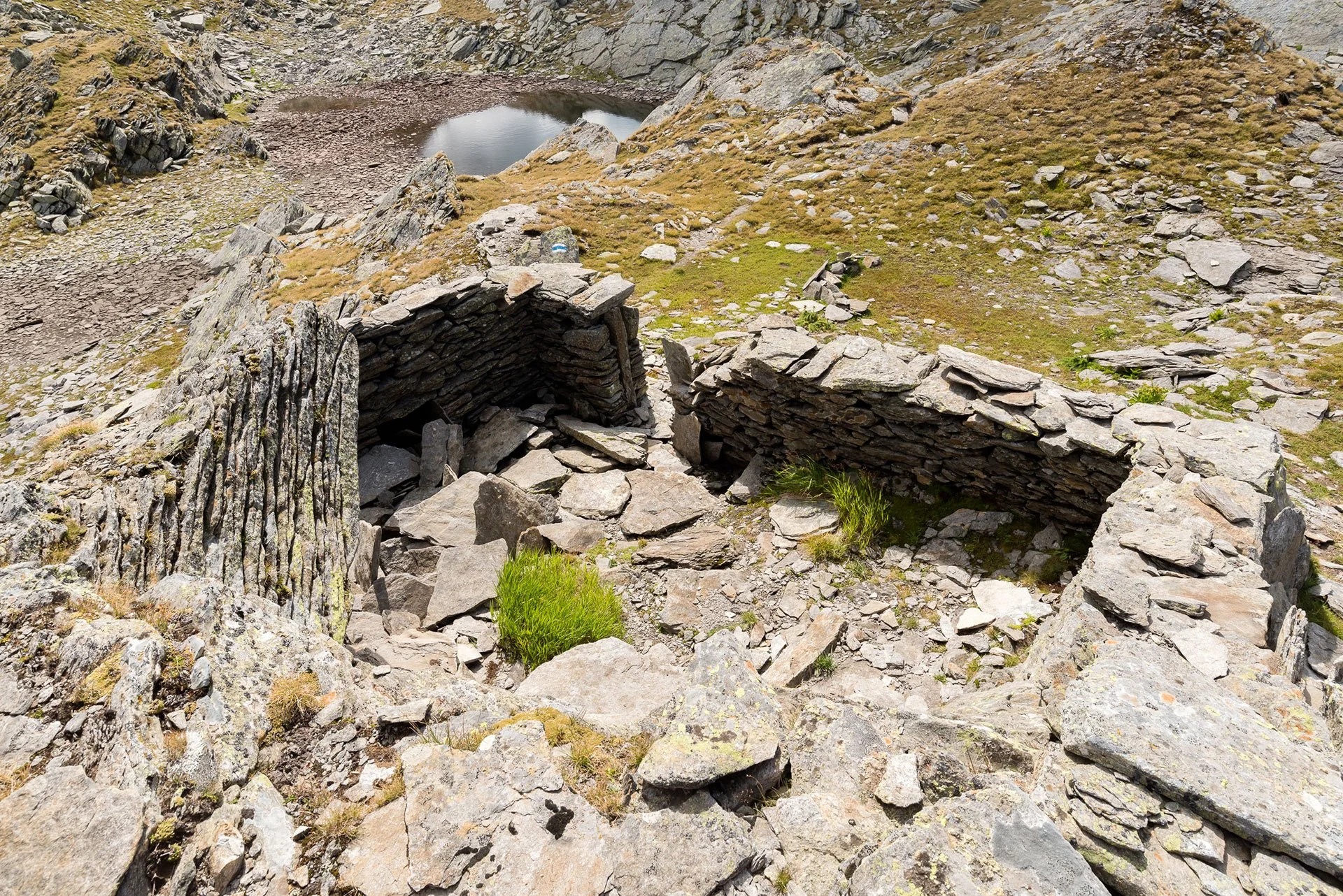 7 – Bocchetta della Miniera, resti cascina della cava