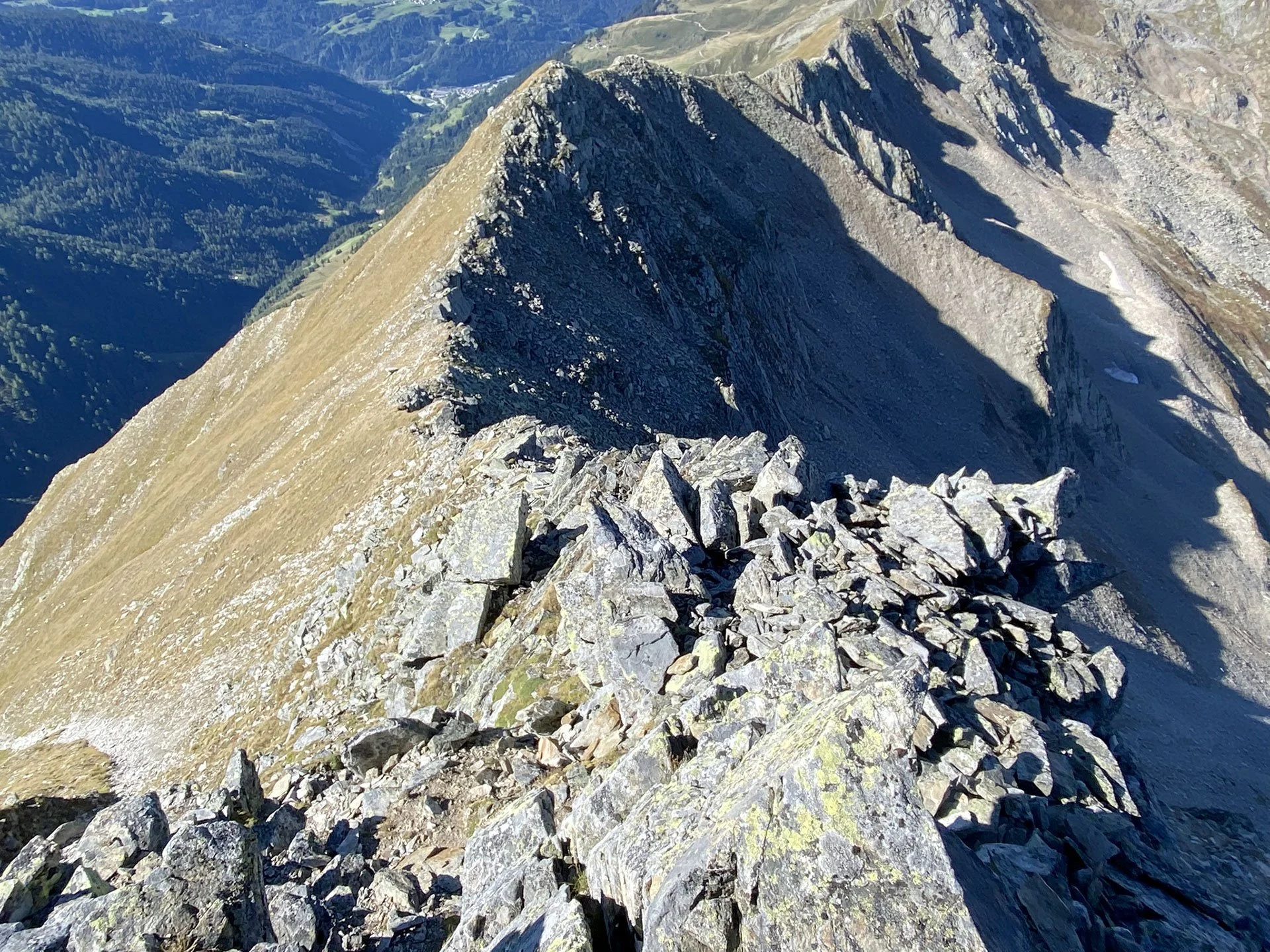 9 – Pizzo Barbarera, primi metri sotto la cima