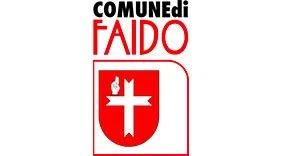 Logo del Comune di Faido con testo e scudo con croce