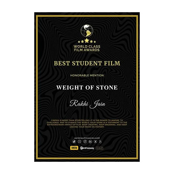 "Weight of Stone" awards