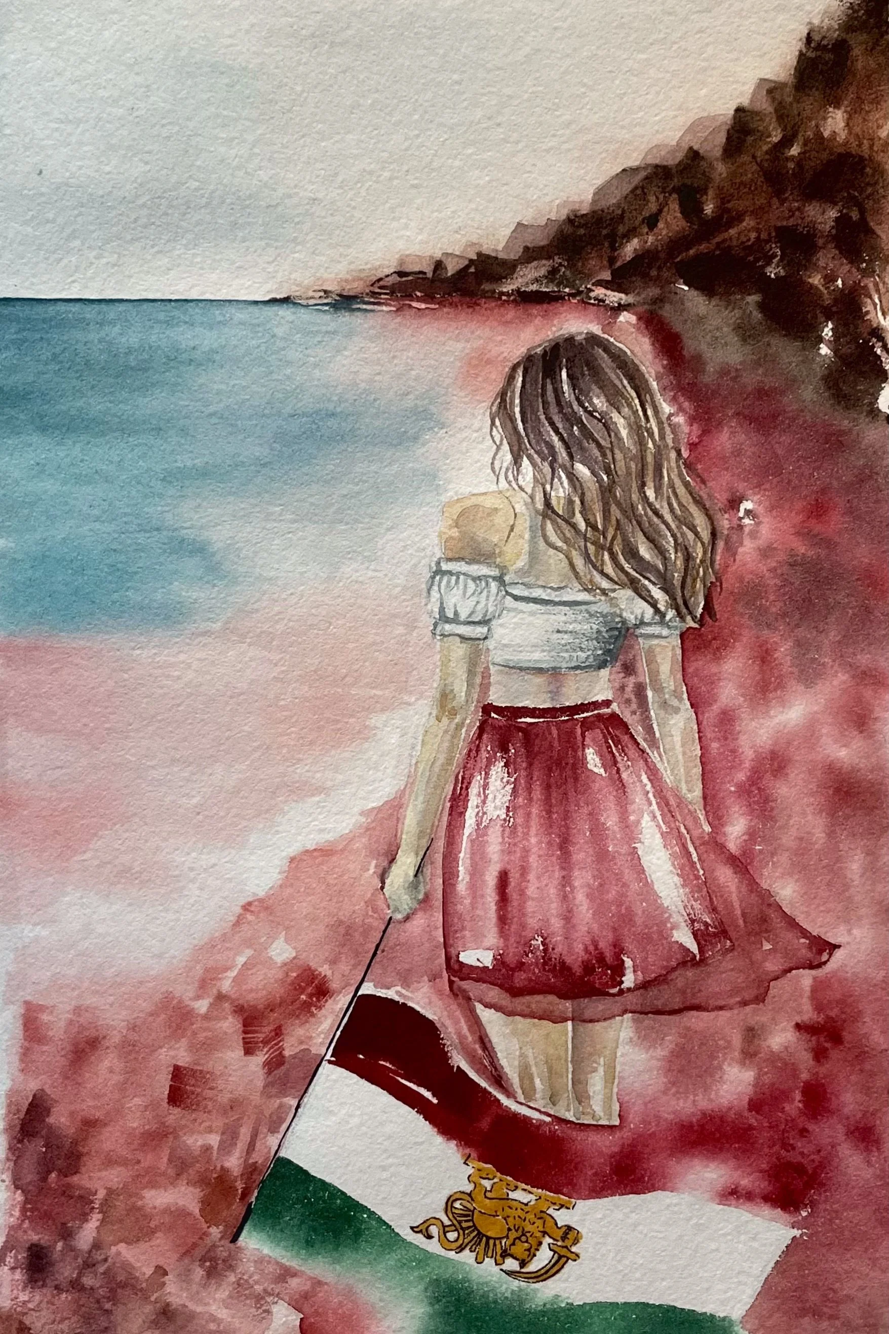 Hormuz Island - Watercolour