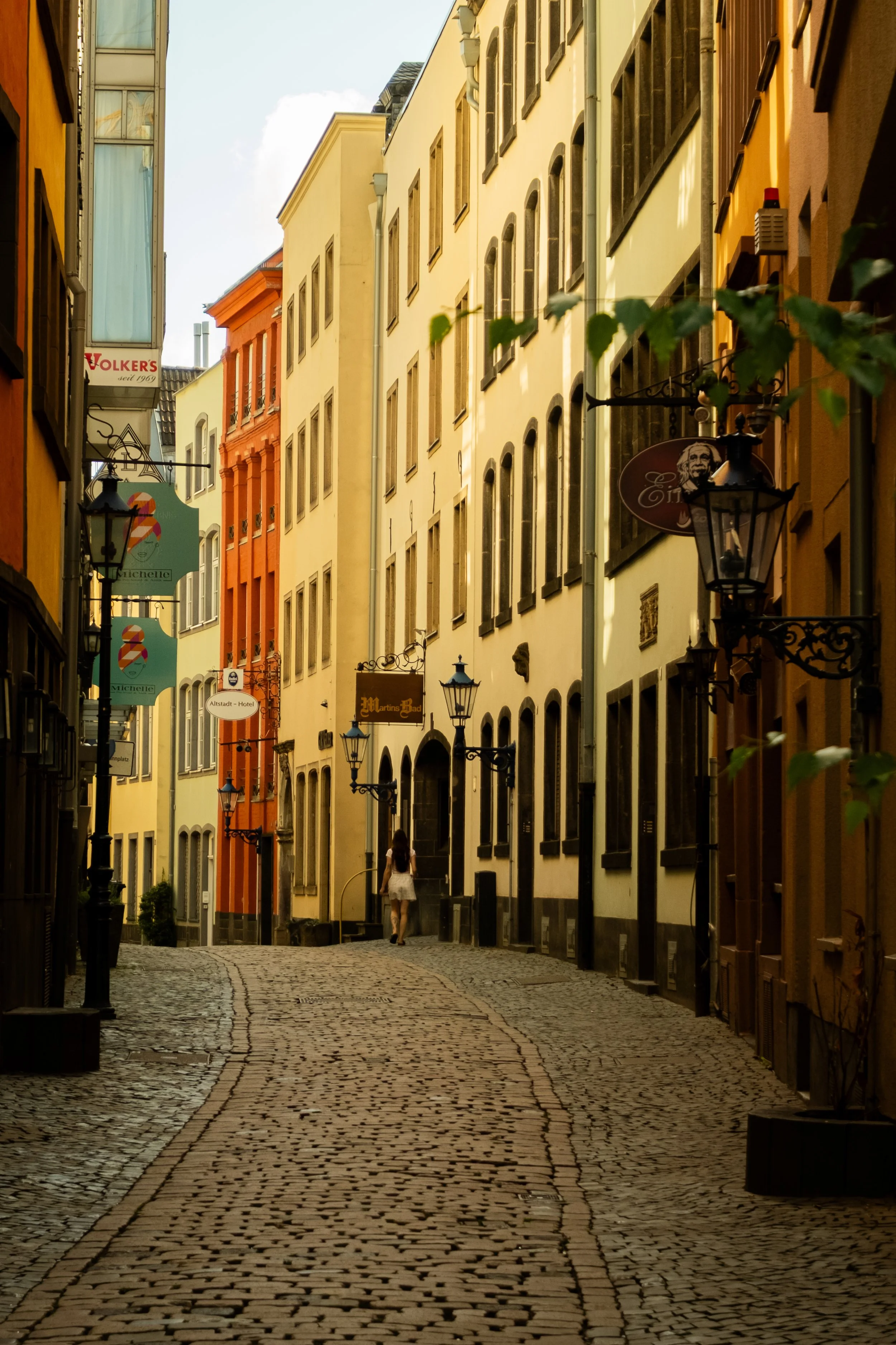 European Street In Colour -  Mini Print