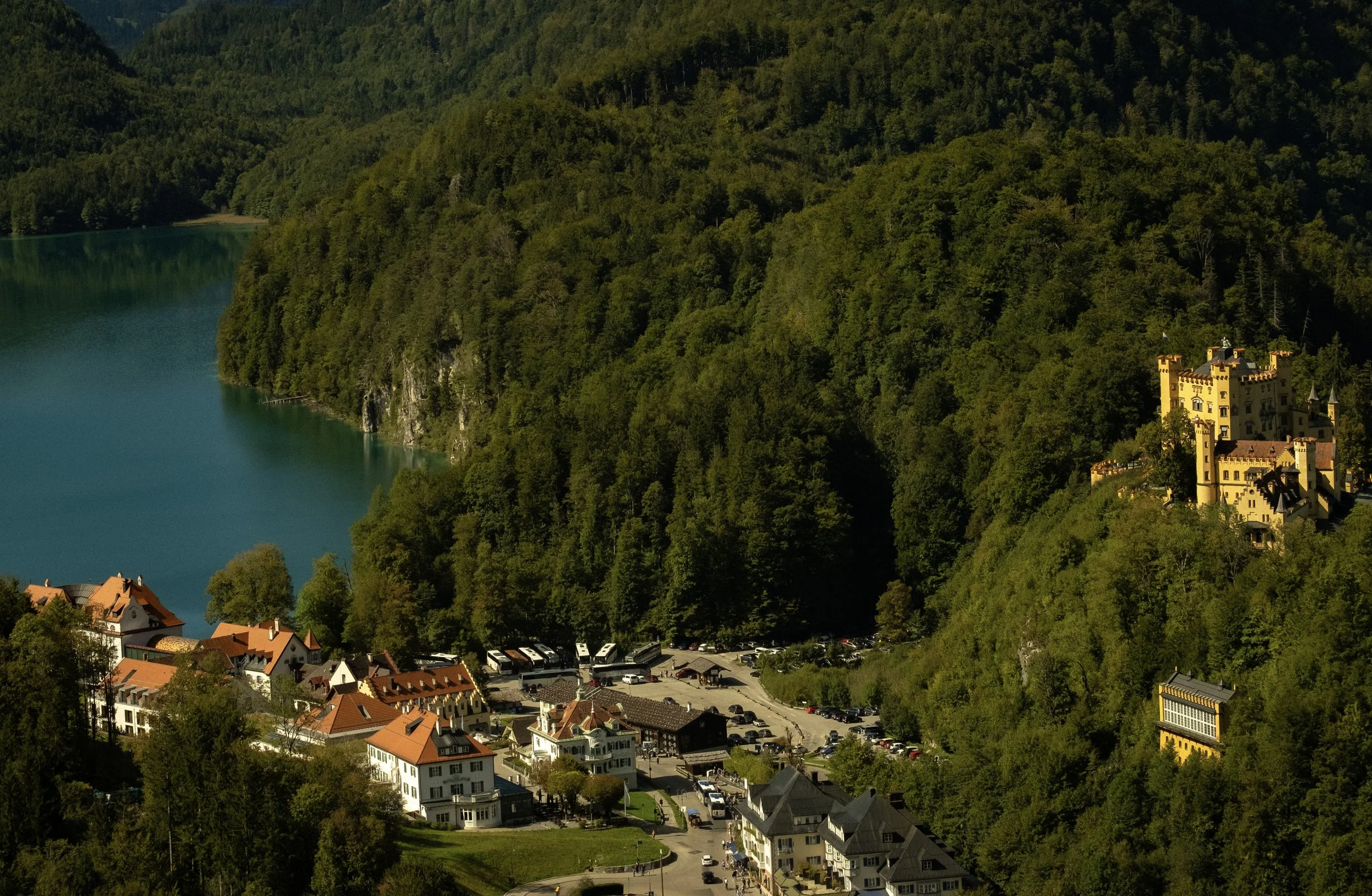 View from Neuschwanstein Castle