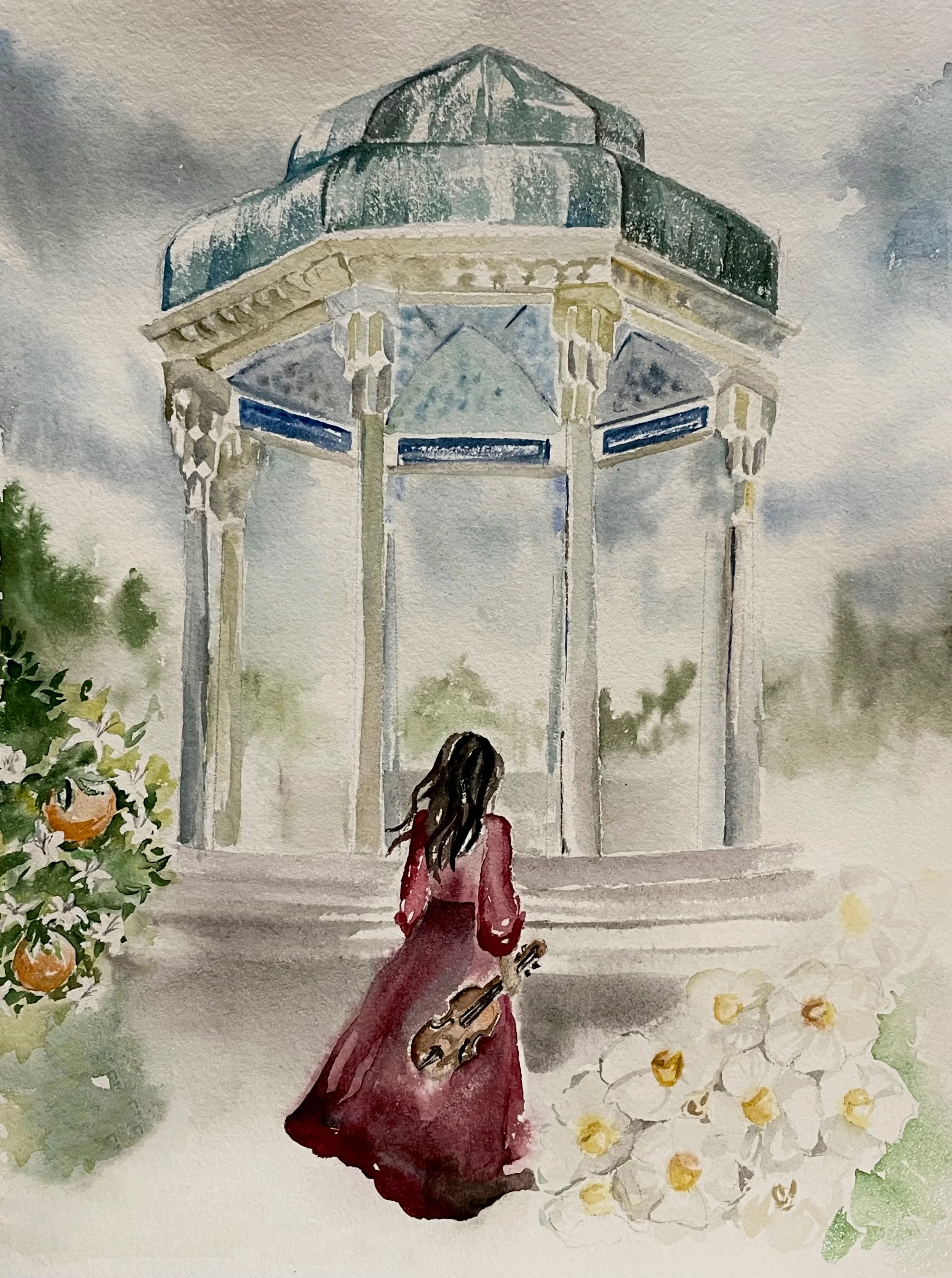 Shiraz - Watercolour