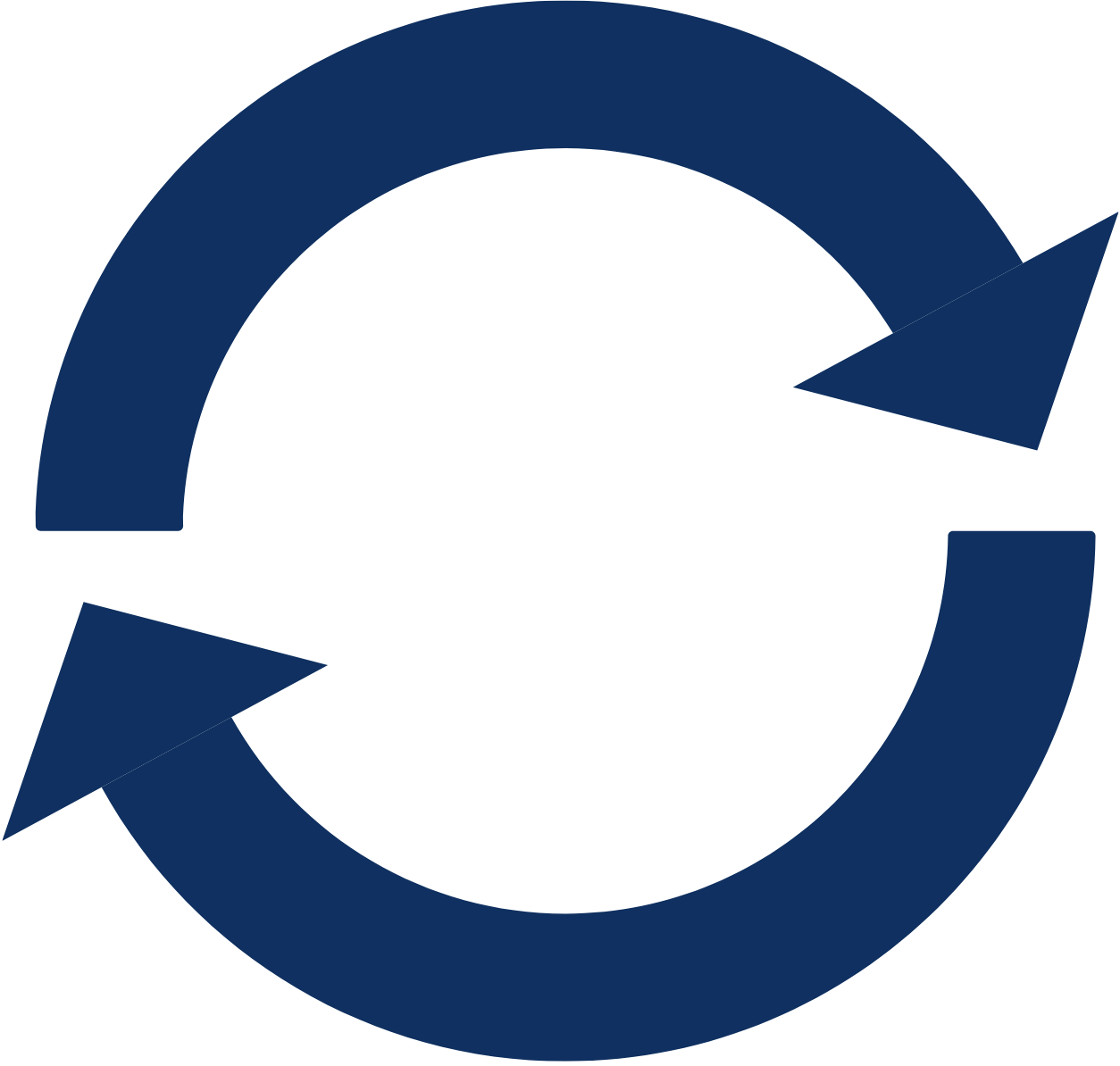 Illustration de flèches formant un cercle, symbolisant la transformation, l’agilité et l’évolution continue des pratiques RH chez Extia, au service du développement humain et organisationnel.