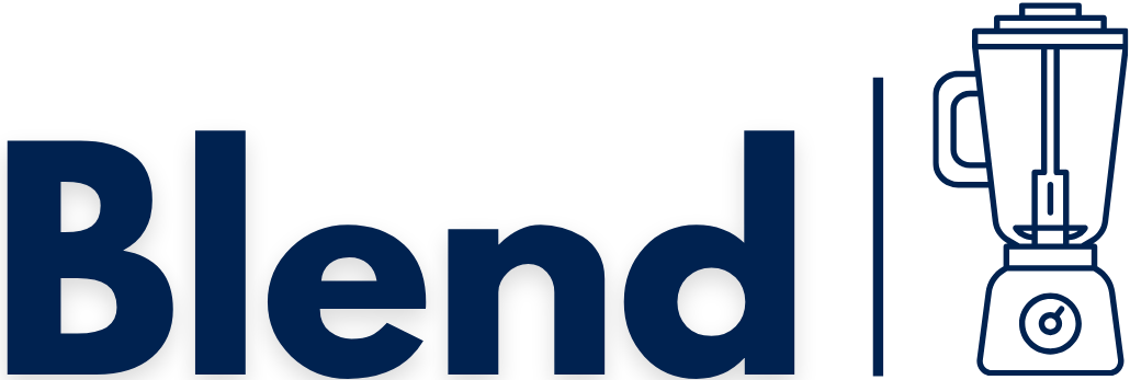 Logo de Blend by Extia, l’offre de conseil en RH et transformation, associant le mot Blend et une icône de blender, symbole du mélange des expertises, de la co-construction et de l’accompagnement humain des organisations.