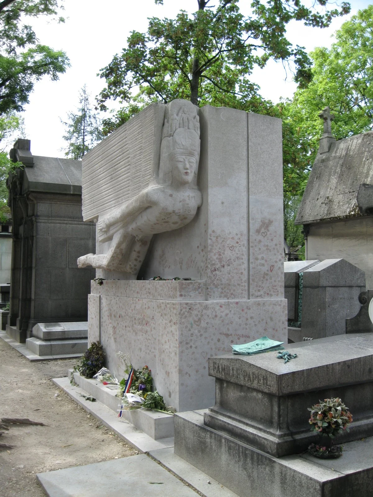 At Oscar Wilde's Grave