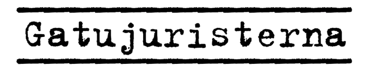 Gatujuristerna