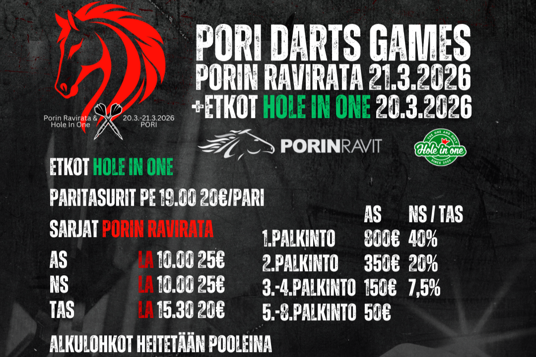 PORI DARTS GAMES 2026