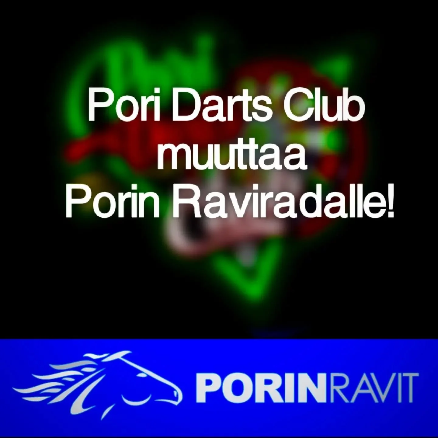 TIEDOTE!

Pori Darts Club Ry ja Porin Ravit Oy yhteisty&ouml;h&ouml;n!
T&auml;m&auml; tarkoittaa sit&auml; ett&auml; koko Pori DC:N seuratoiminta siirtyy Porin Raviradalle. 

Pelipaikkana tulee jatkossa toimimaan Pori Darts Games tapahtumasta tuttu R