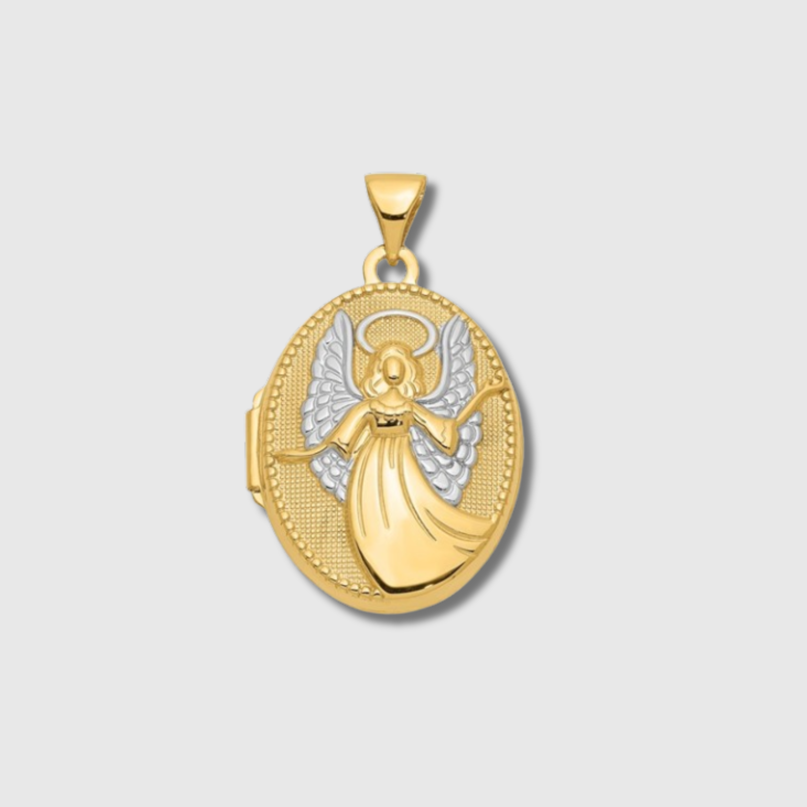 14k Angel Locket