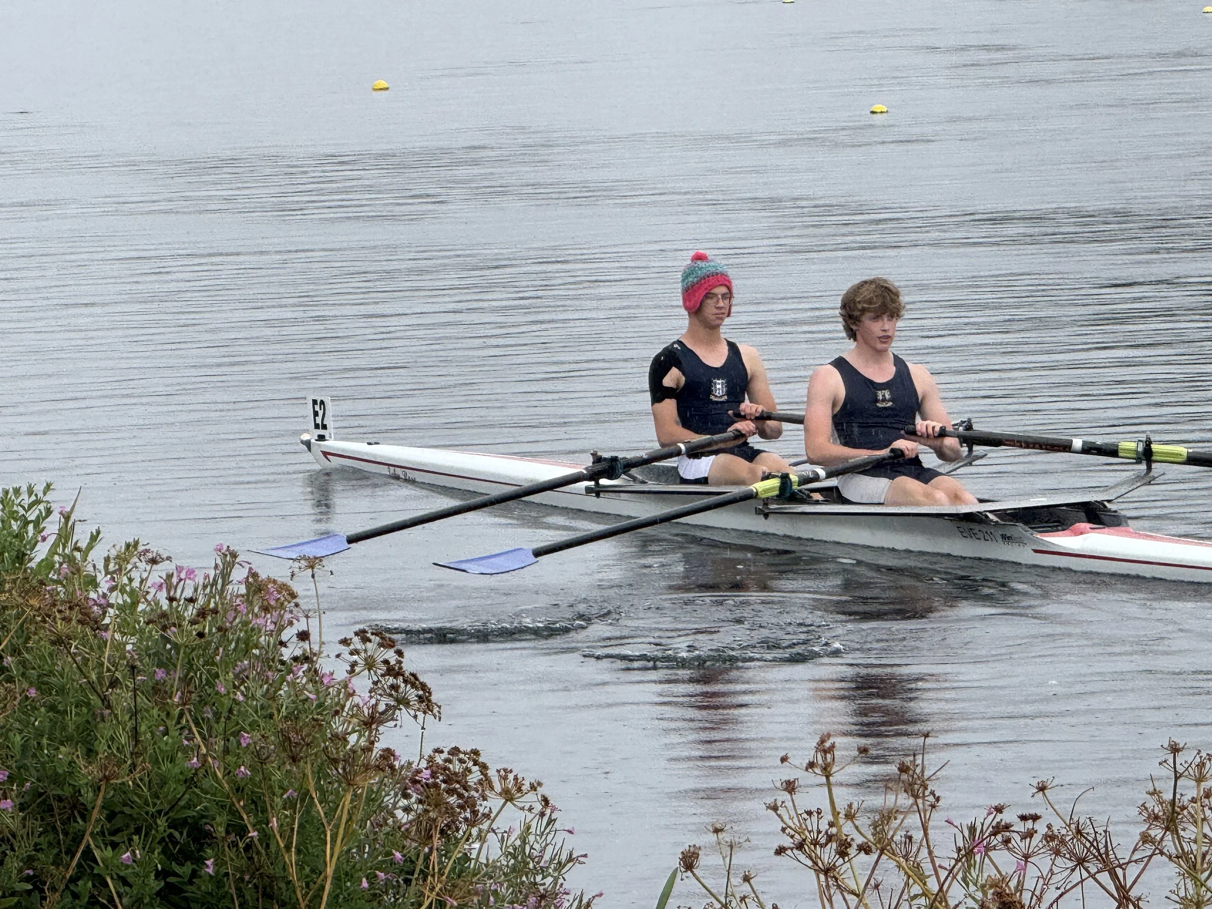 It's not mandatory to wear a hat, but sometimes it helps! 