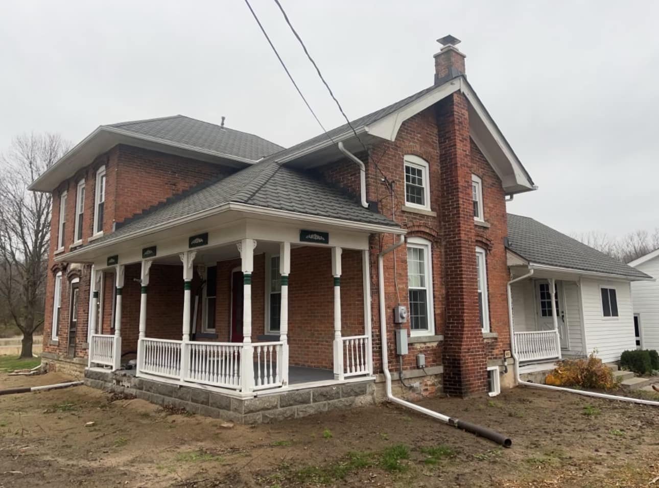 Historical Farm House Renovations, 700 sqft Addition with Attached Garage