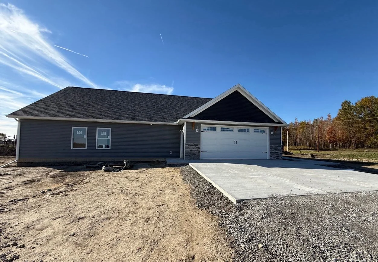 1,769 Ranch Style New construction: 3 bedroom, 2.5 baths
