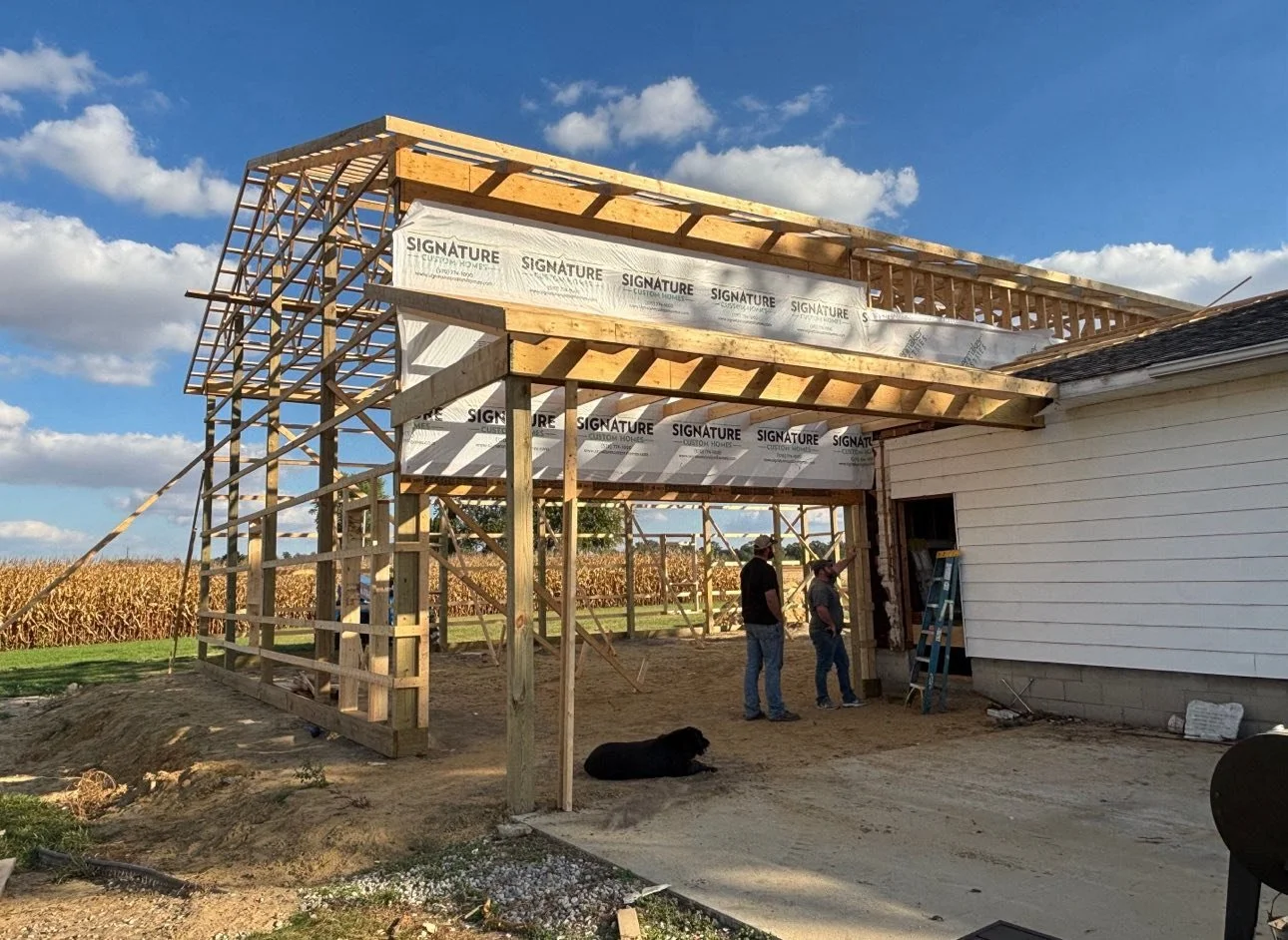 Barndo Addition, Transformation on existing home