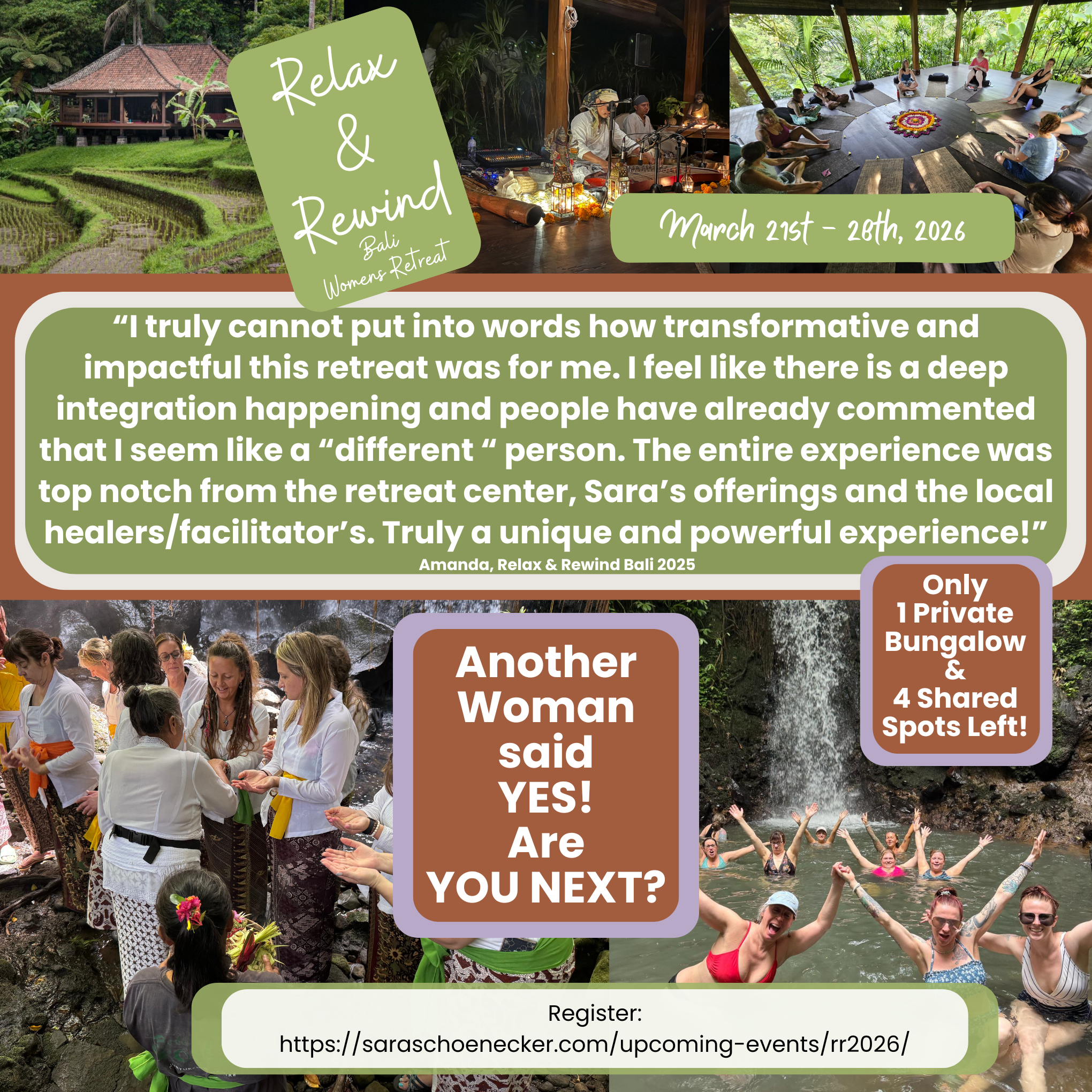 Relax & Rewind Bali Womens Retreat