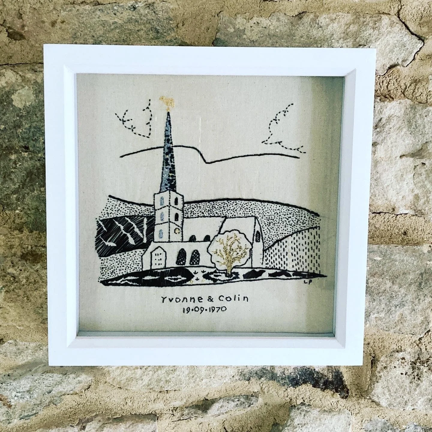 A 50th wedding anniversary commission.