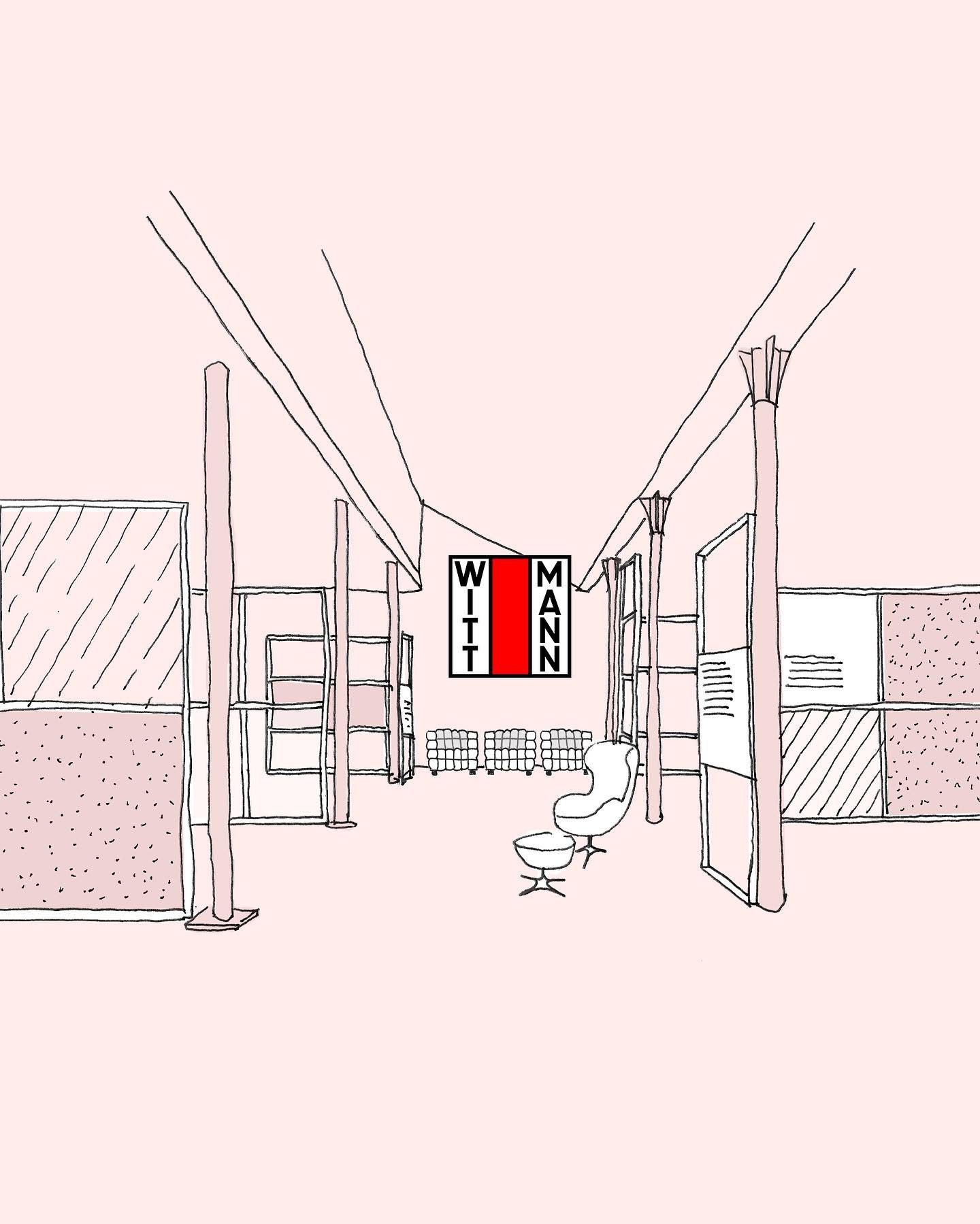 Lo spazio temporaneo di @wittmann_official durante la settimana dei @isaloniofficial &egrave; un omaggio ai lavori allestitivi che Friedrich Kiesler fece fra Vienna e Parigi un secolo fa. L&rsquo;allestimento si compone di incroci di linee e superfic