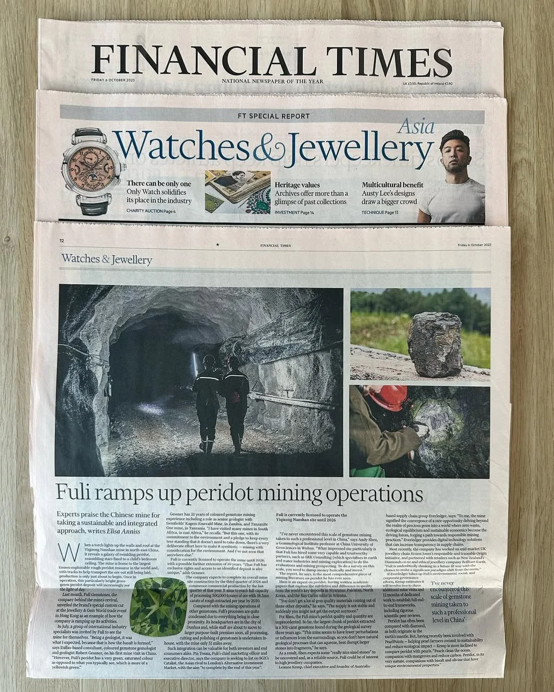 Fuli ramps up peridot mining operations