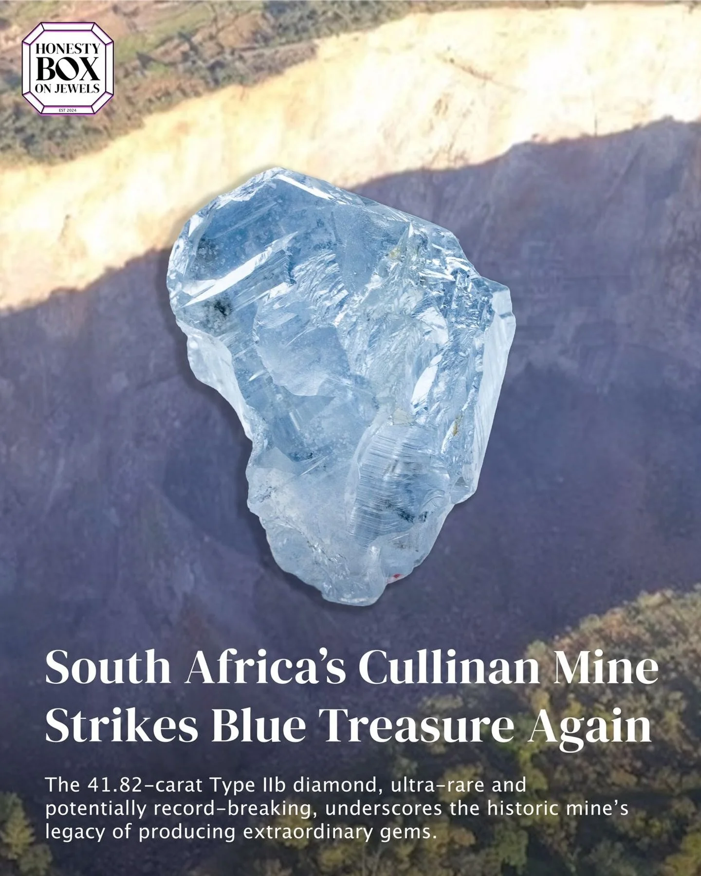 An exceptional 41.82-carat blue diamond has been recovered from Petra Diamonds, the Cullinan Mine in South Africa, one of the world&rsquo;s most historically significant sources of large and rare diamonds.

Classified as a Type IIb diamond, this cate