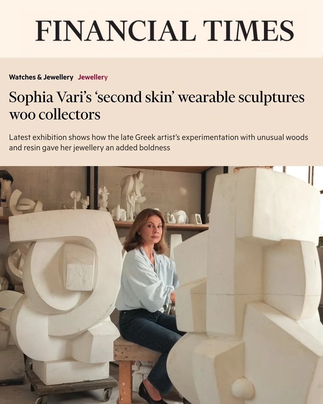 Sophia Vari’s ‘second skin’ wearable sculptures woo collectors