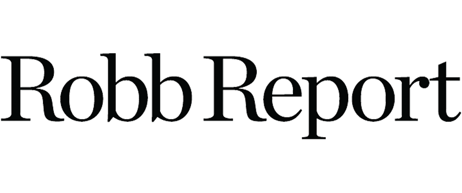 Robb Report logo in black text on a white background.