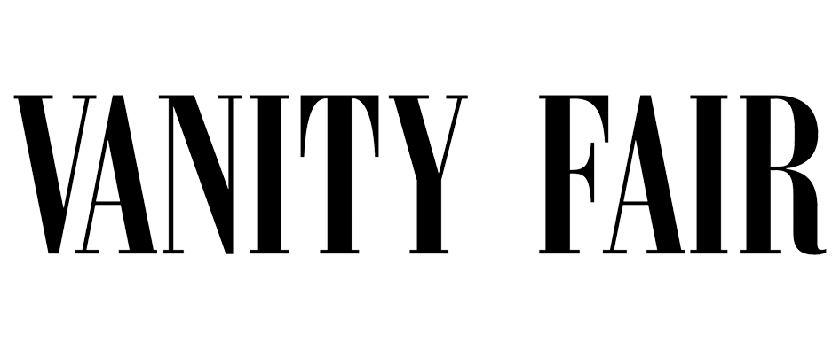 Vanity Fair logo in black text on a white background