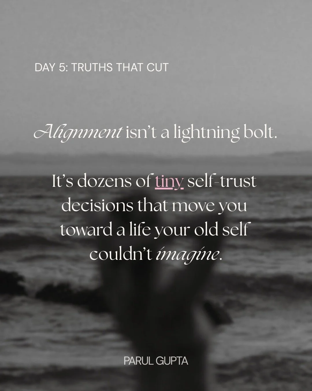 Most of us wait for clarity before we do anything. But clarity doesn&rsquo;t come first. Courage does.

If you&rsquo;re in a season of rethinking your career, your purpose, or the life built on old versions of yourself, 
then I have a new podcast epi