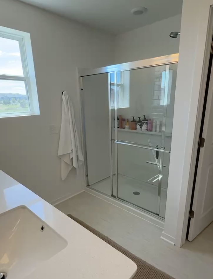 Primary bath "before."