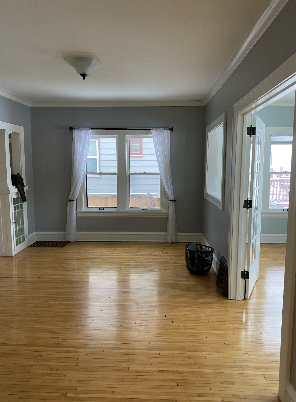 Living room "before." 