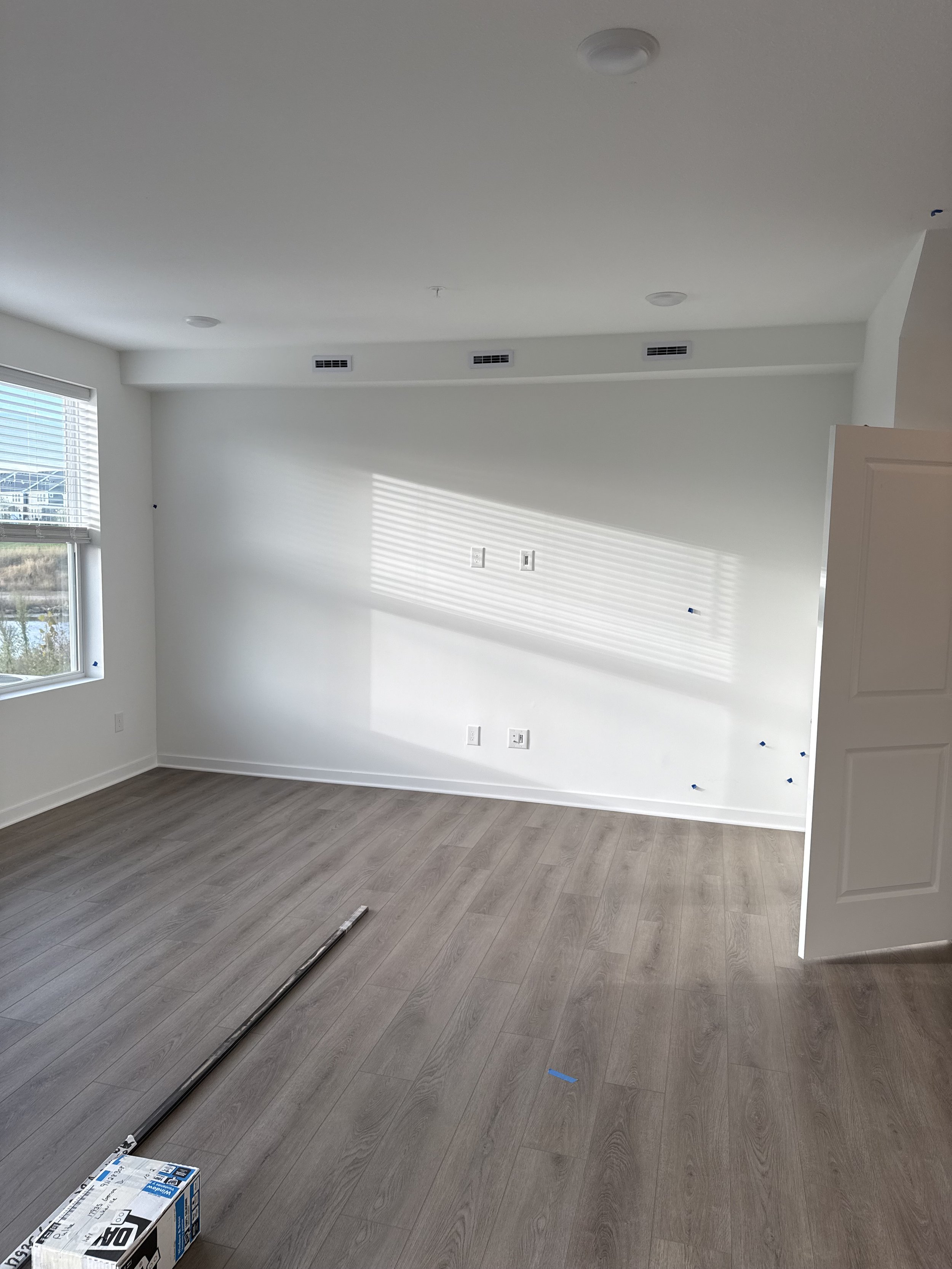 The living room "before."