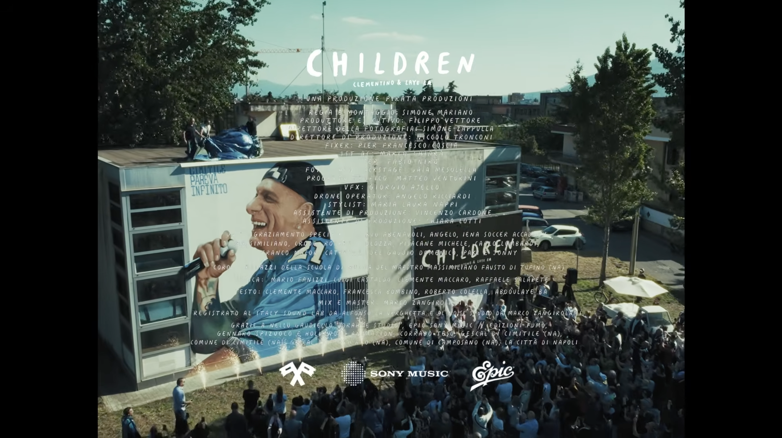 CHILDREN  - Clementino ft. Laye Ba (Official Video)