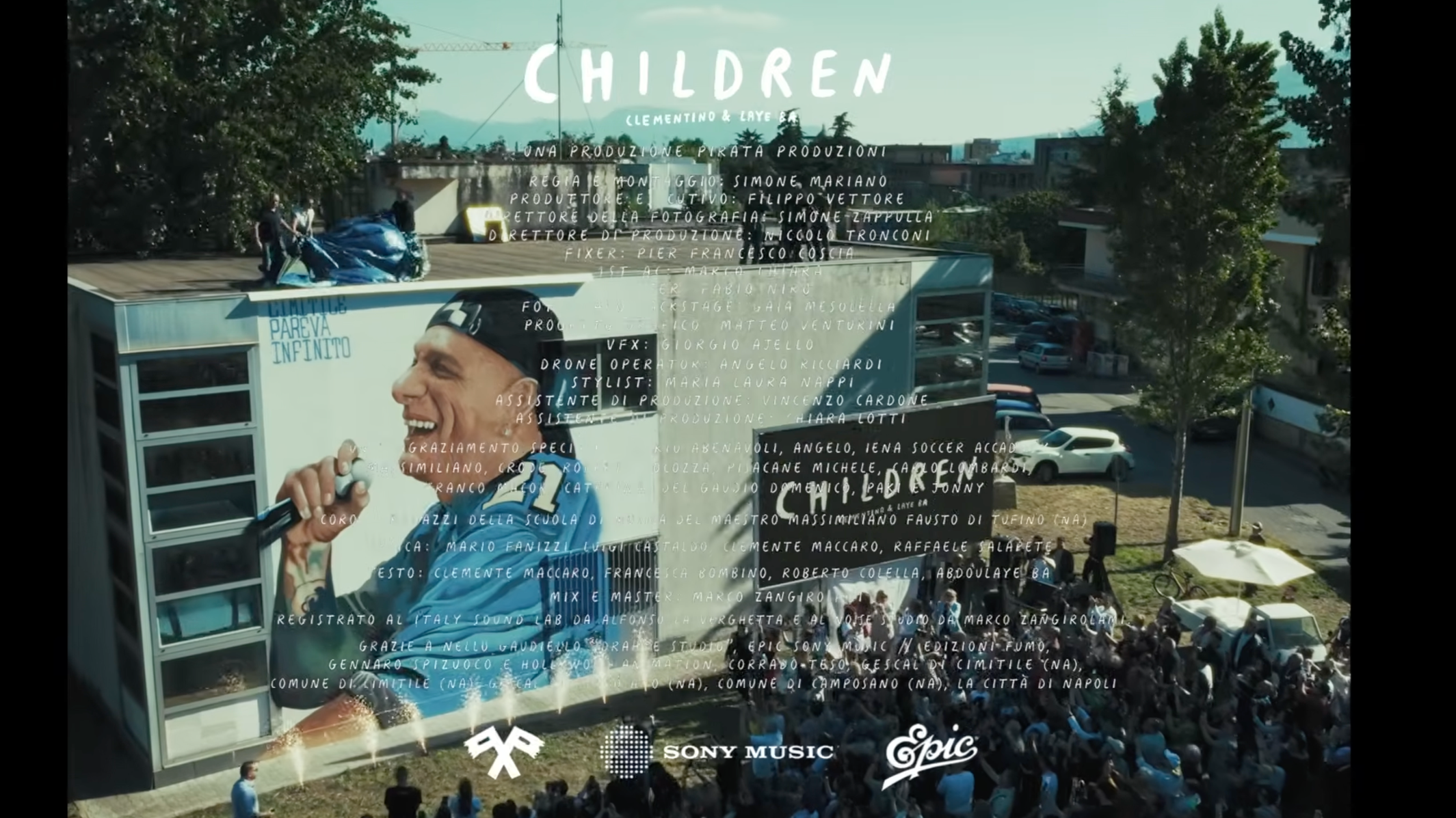 CHILDREN  - Clementino ft. Laye Ba (Official Video)
