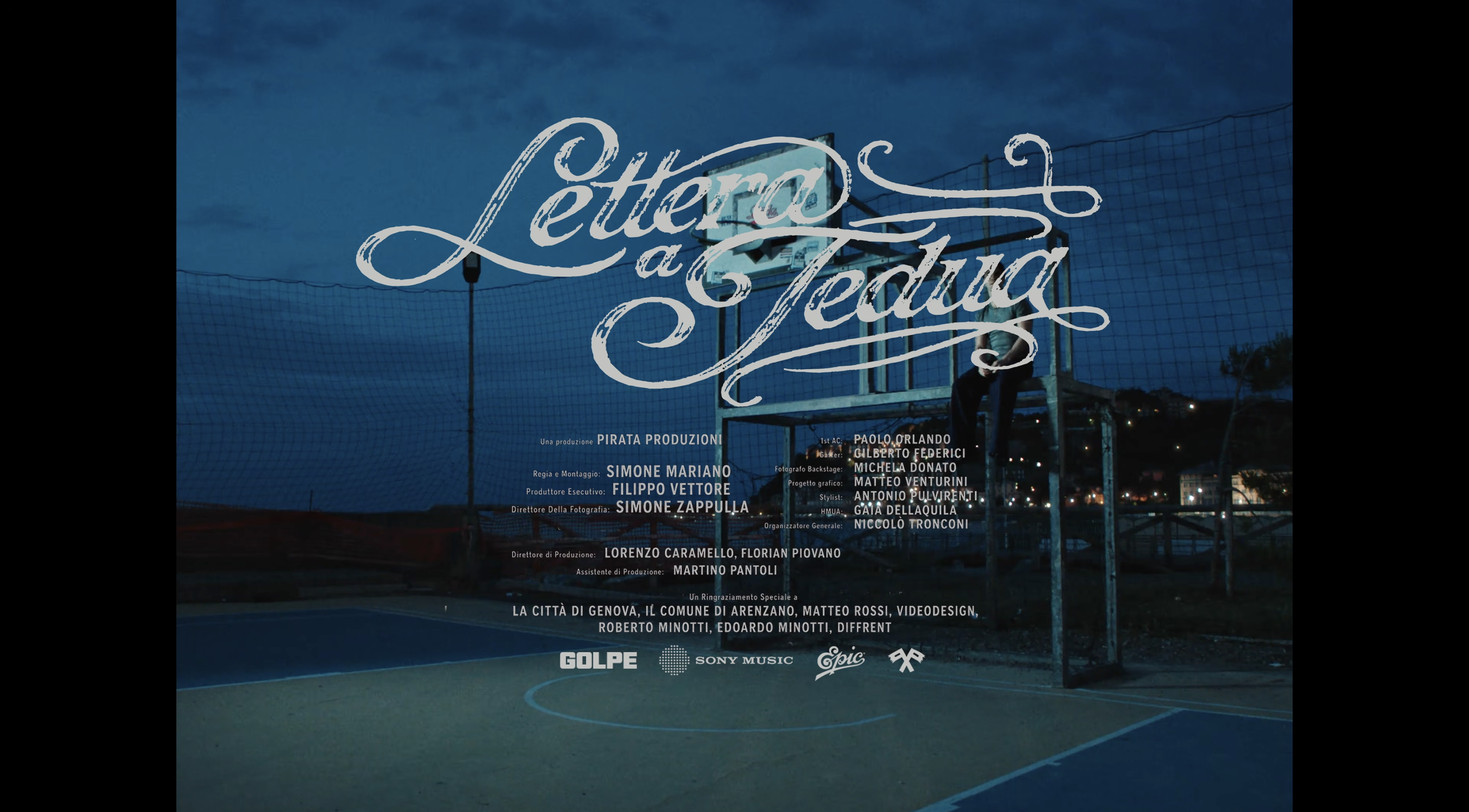 Lettera a Tedua - Tedua (Official Video)