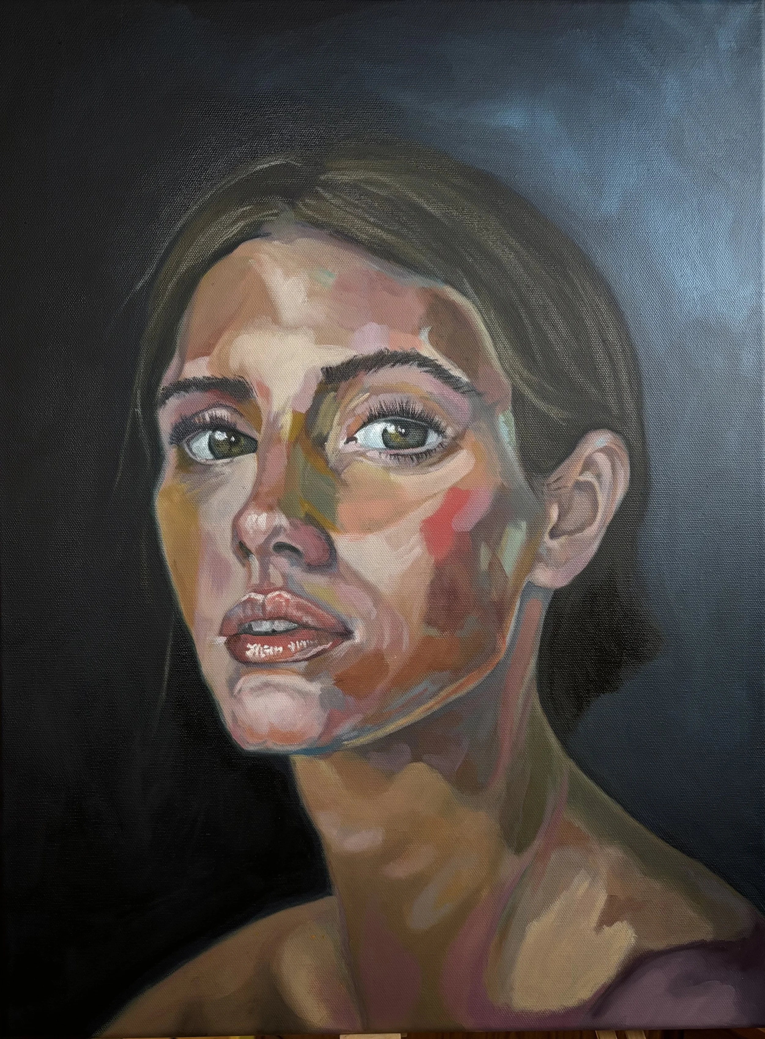 Portrait.2026.oil on canvas - 45 x 65 cm / 17.7 x 25.5 in.