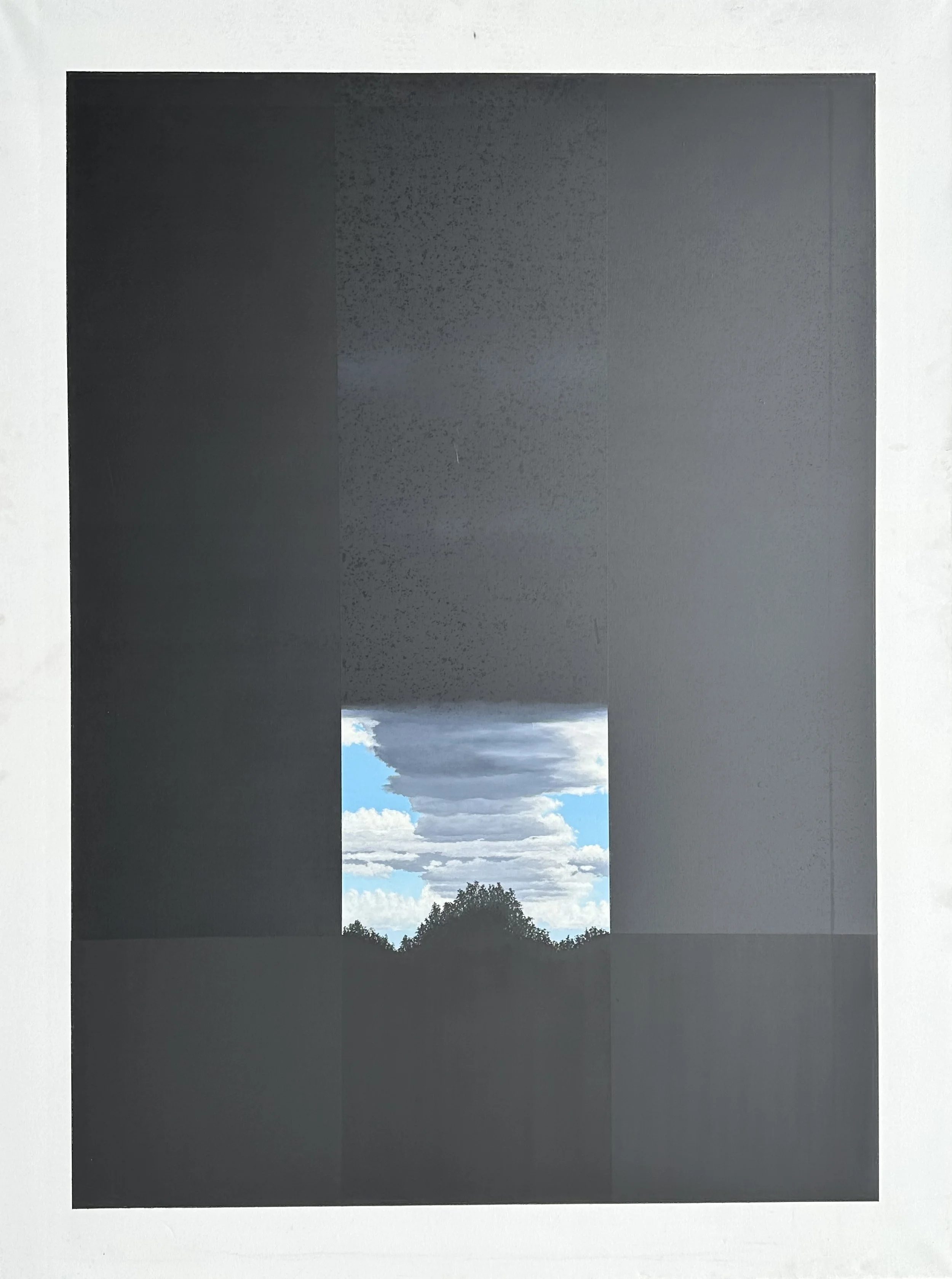 Landscape in Black, Silhouette: P51