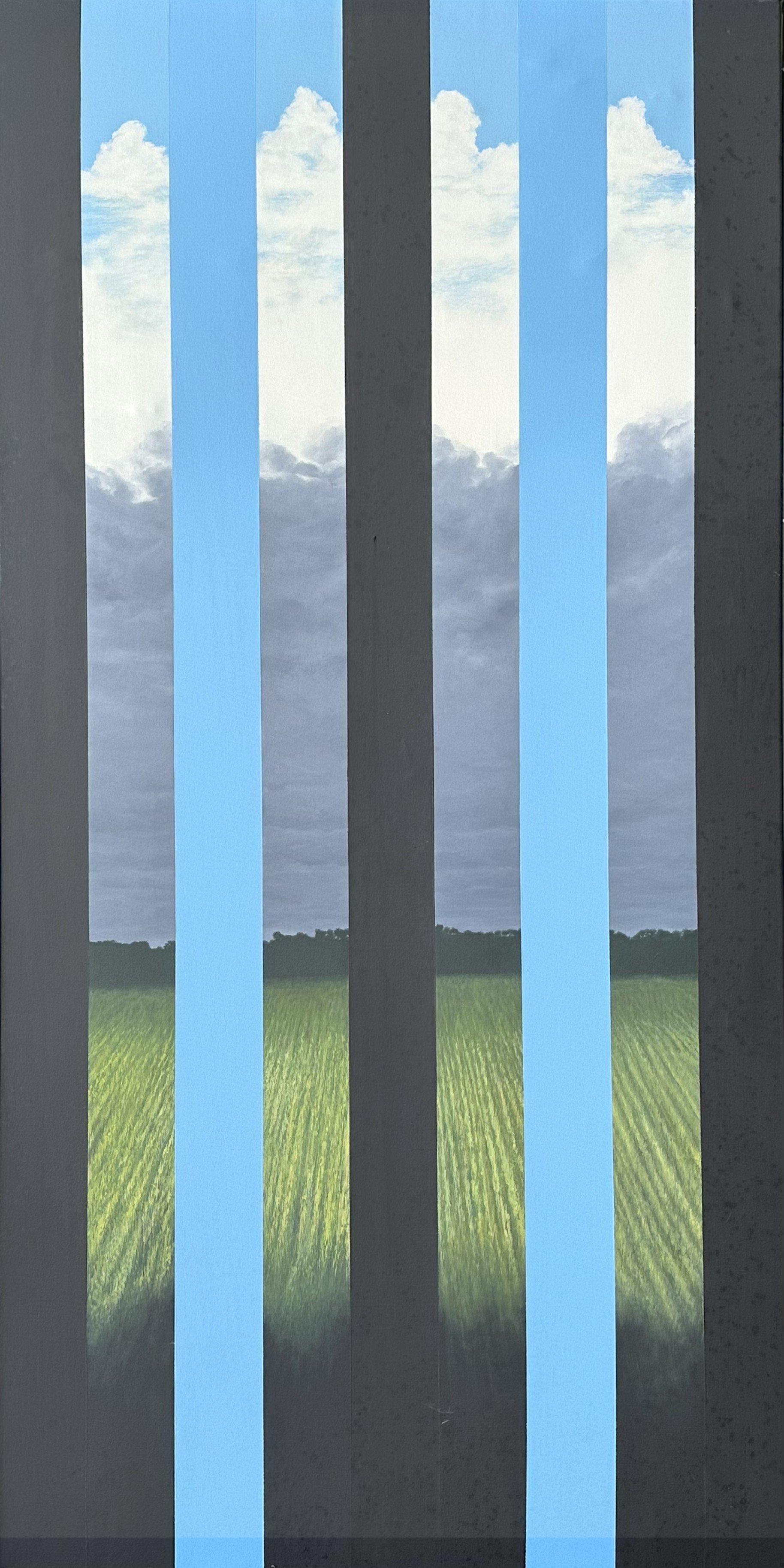 Landscape Planes; Vertical Blue, Grey: P15