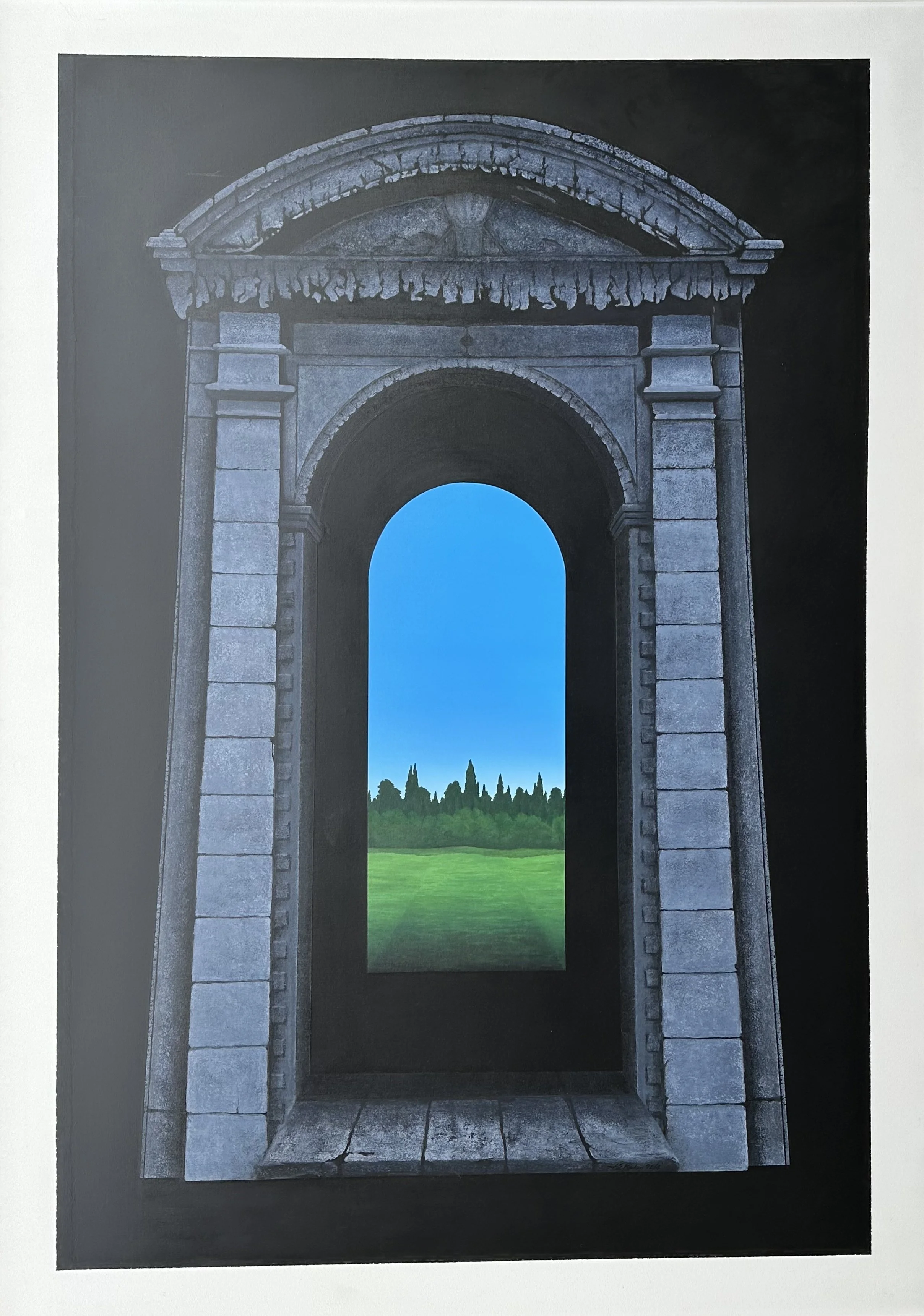 Landscape in Black; Italian Topia: P14