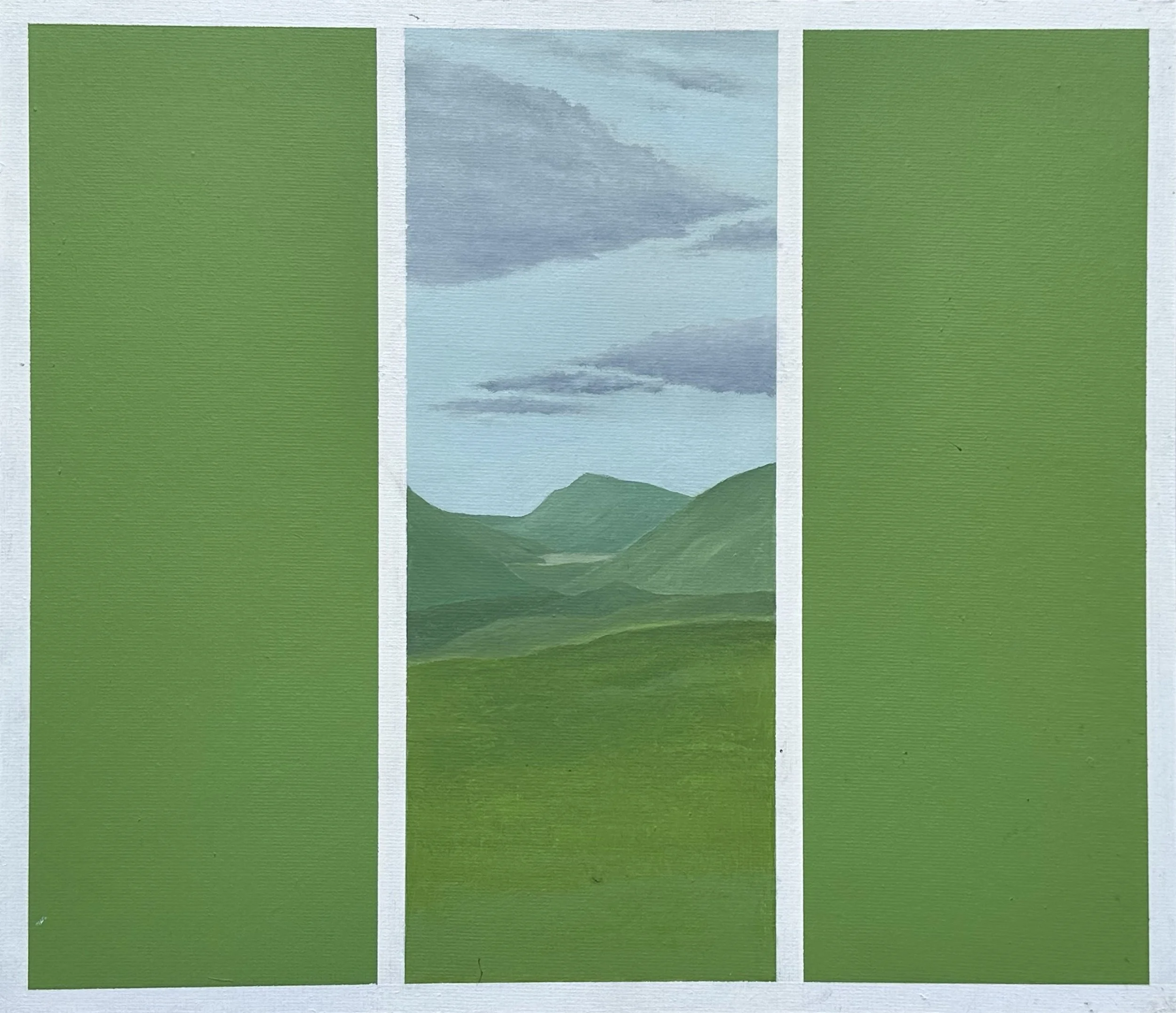 Green Landscape; Valley: P80 NO DATE - SOLD