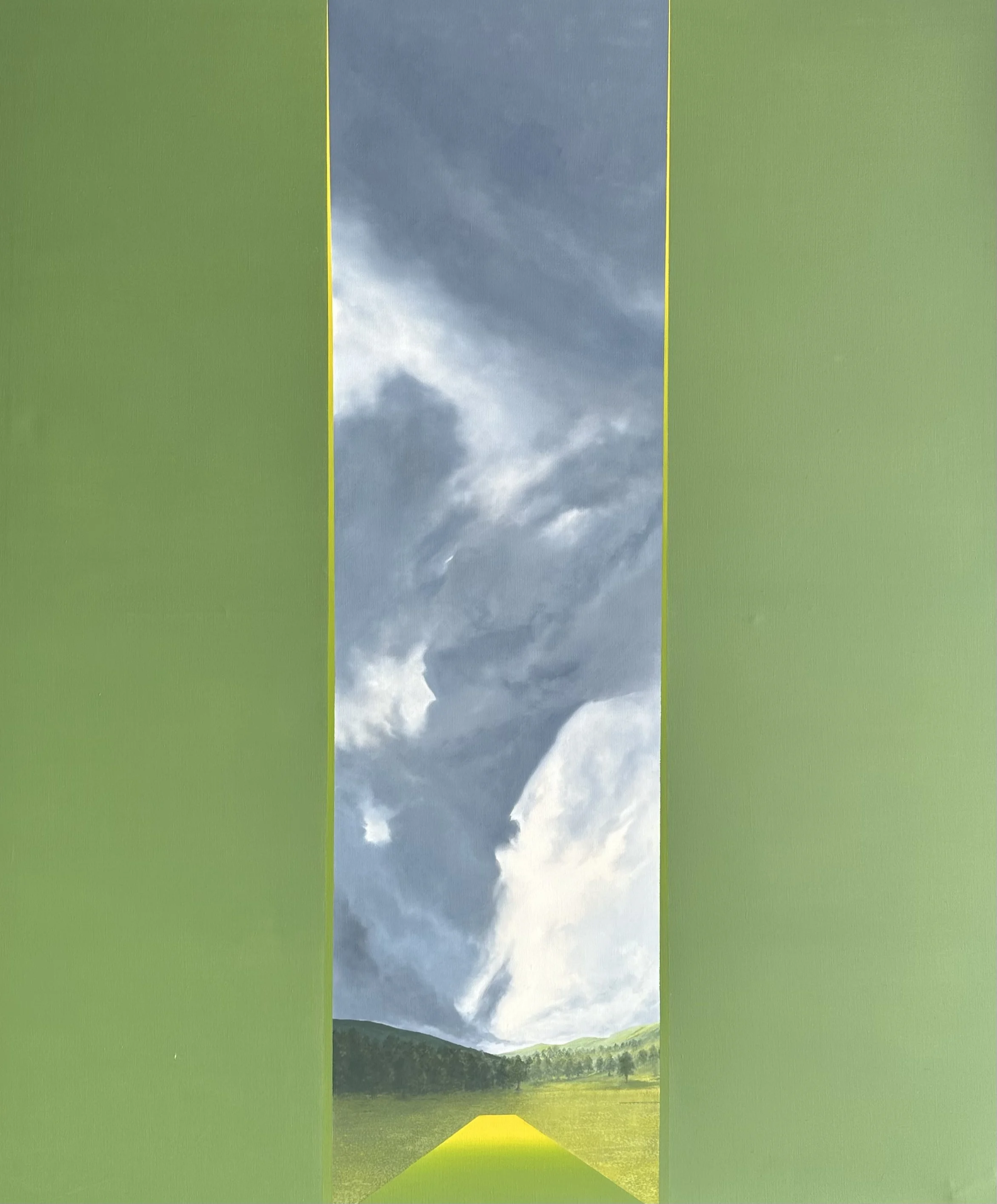 Landscape; Hill, Wood, Ominous Clouds: P59 NO Date