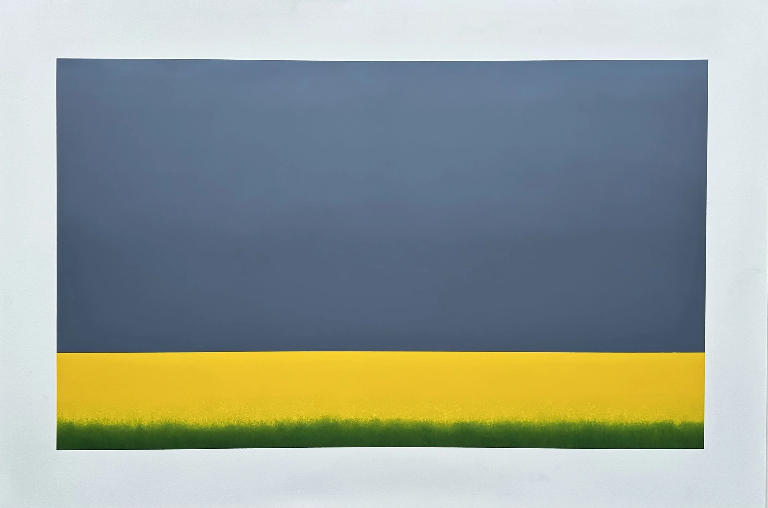 Yellow Field; Green Frieze: P10