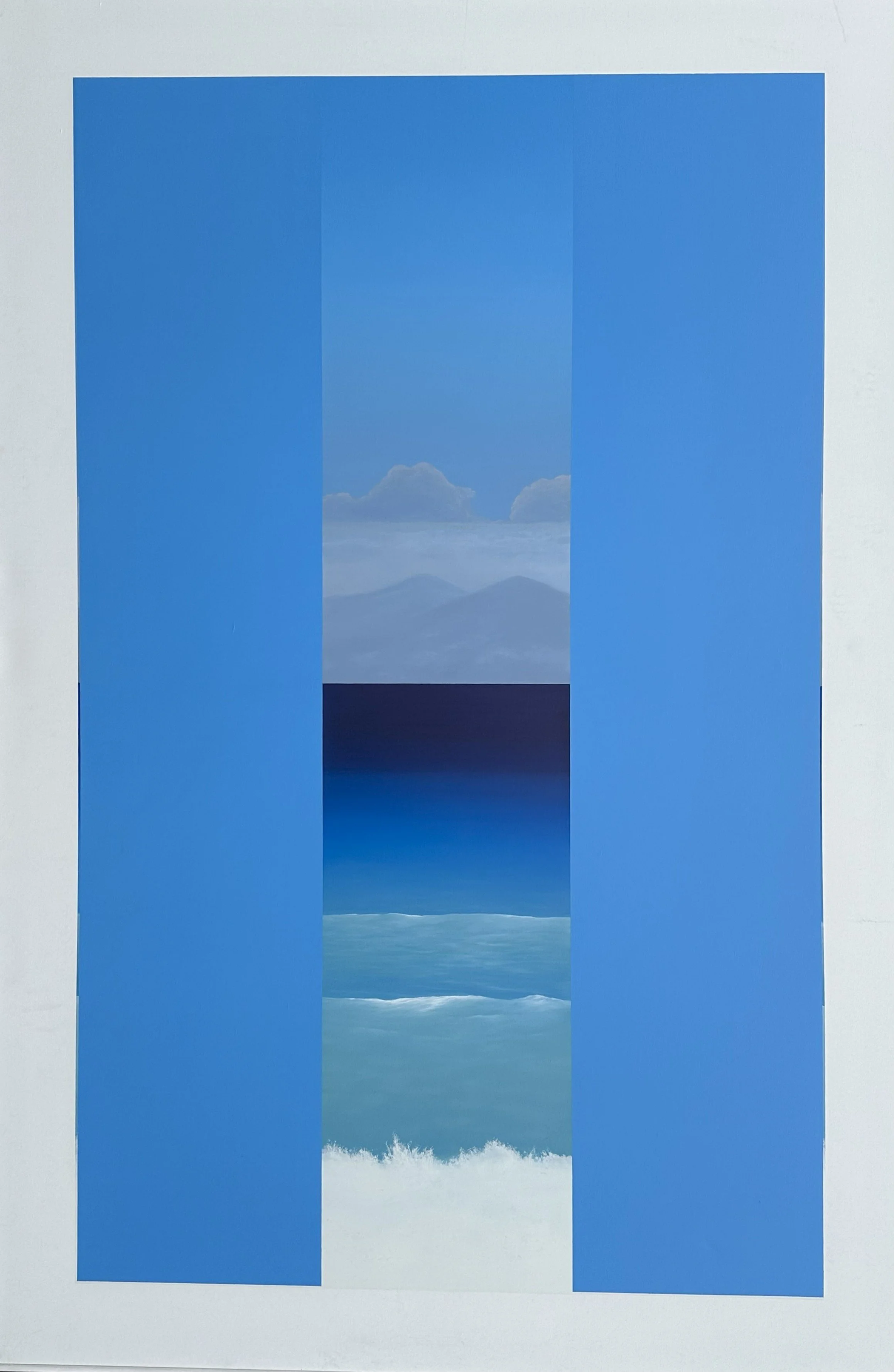 Landscape in Blue; Ionian Blues: P11 SOLD